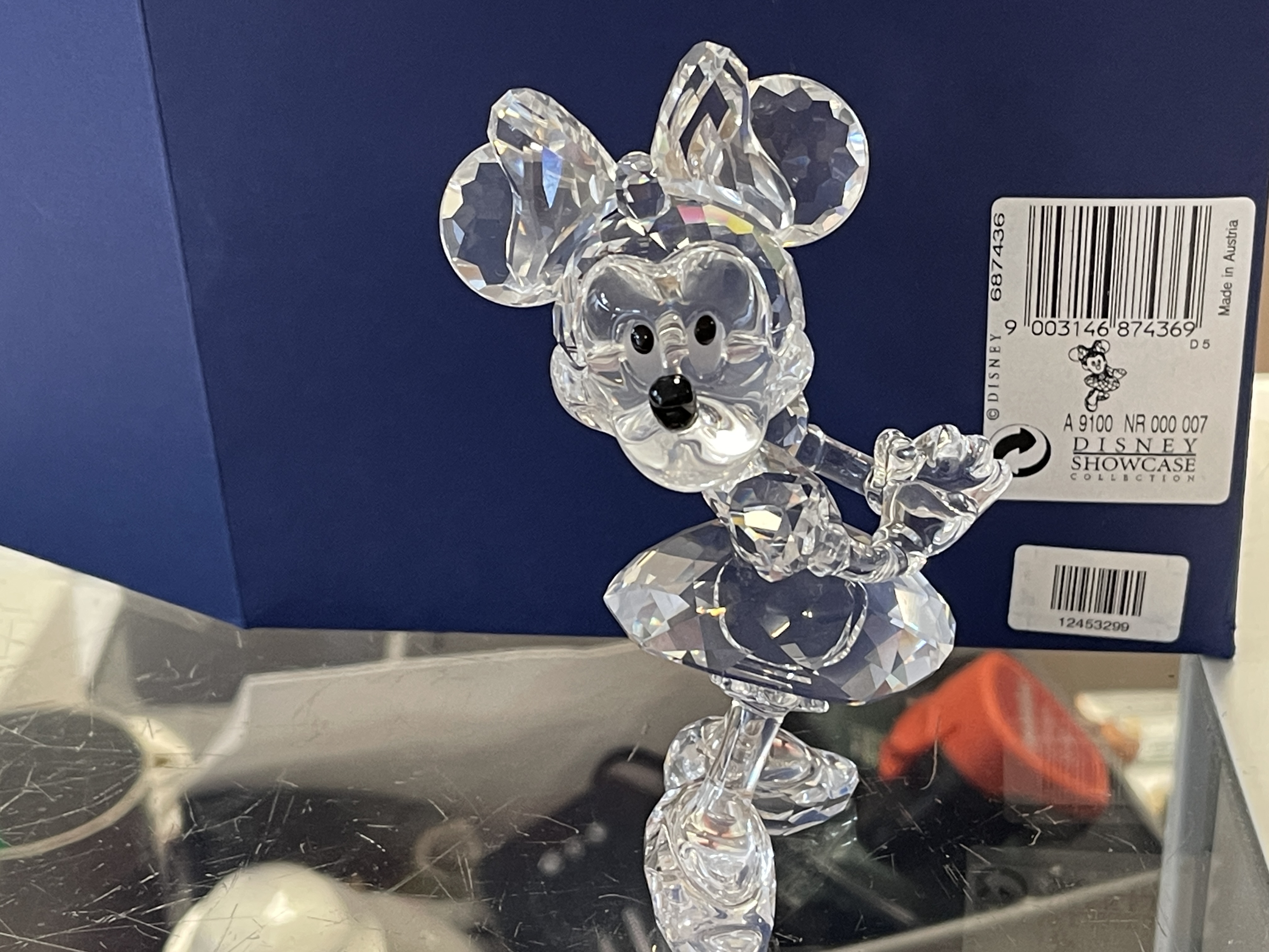 Swarovski Figur 687436 Disney Minnie Mouse Maus 11 cm. Ovp Zertifikat Top Zustand   