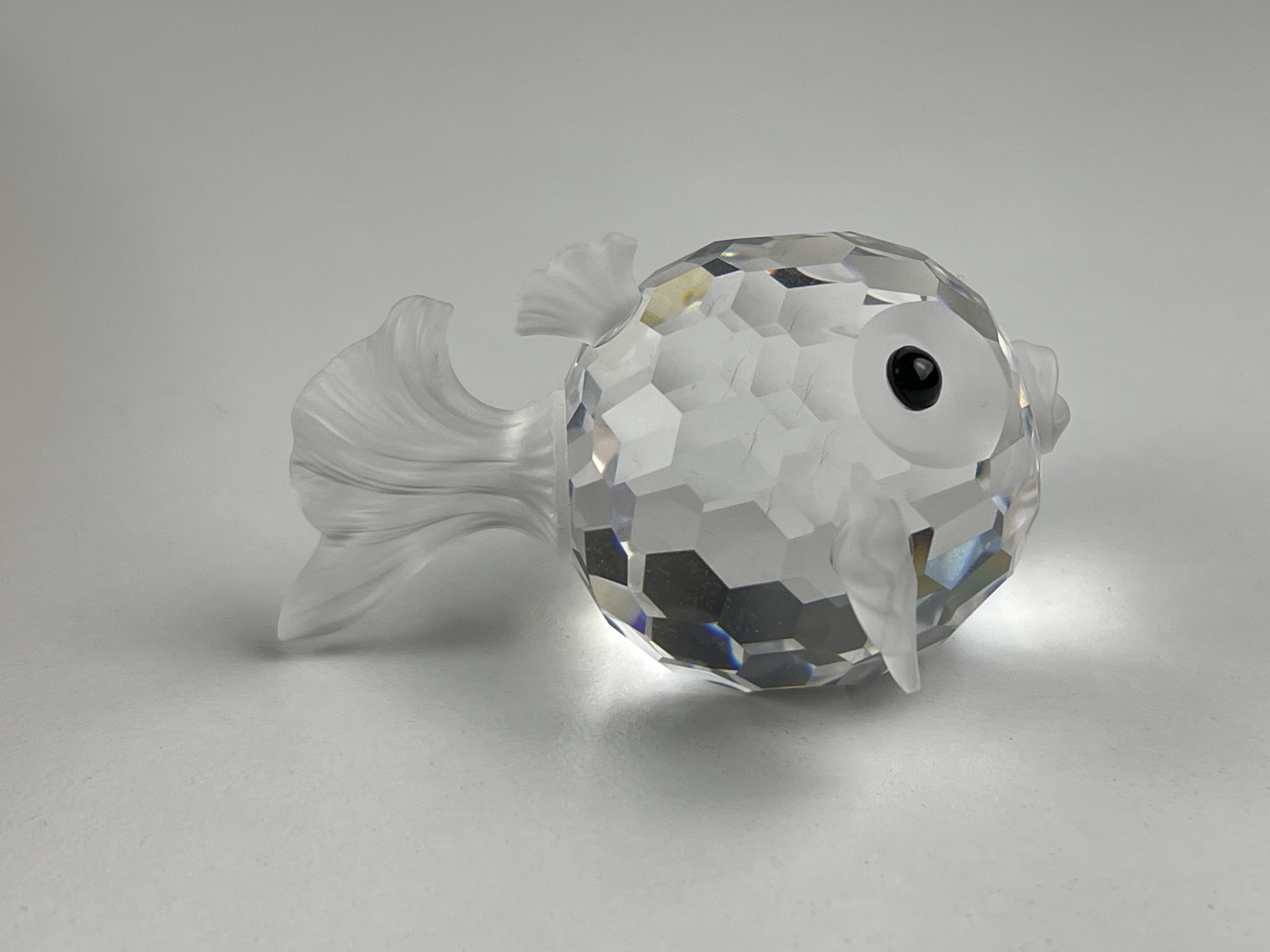  Swarovski Kristall Figur 012724 Kugelfisch 5,5 cm. Top Zustand.