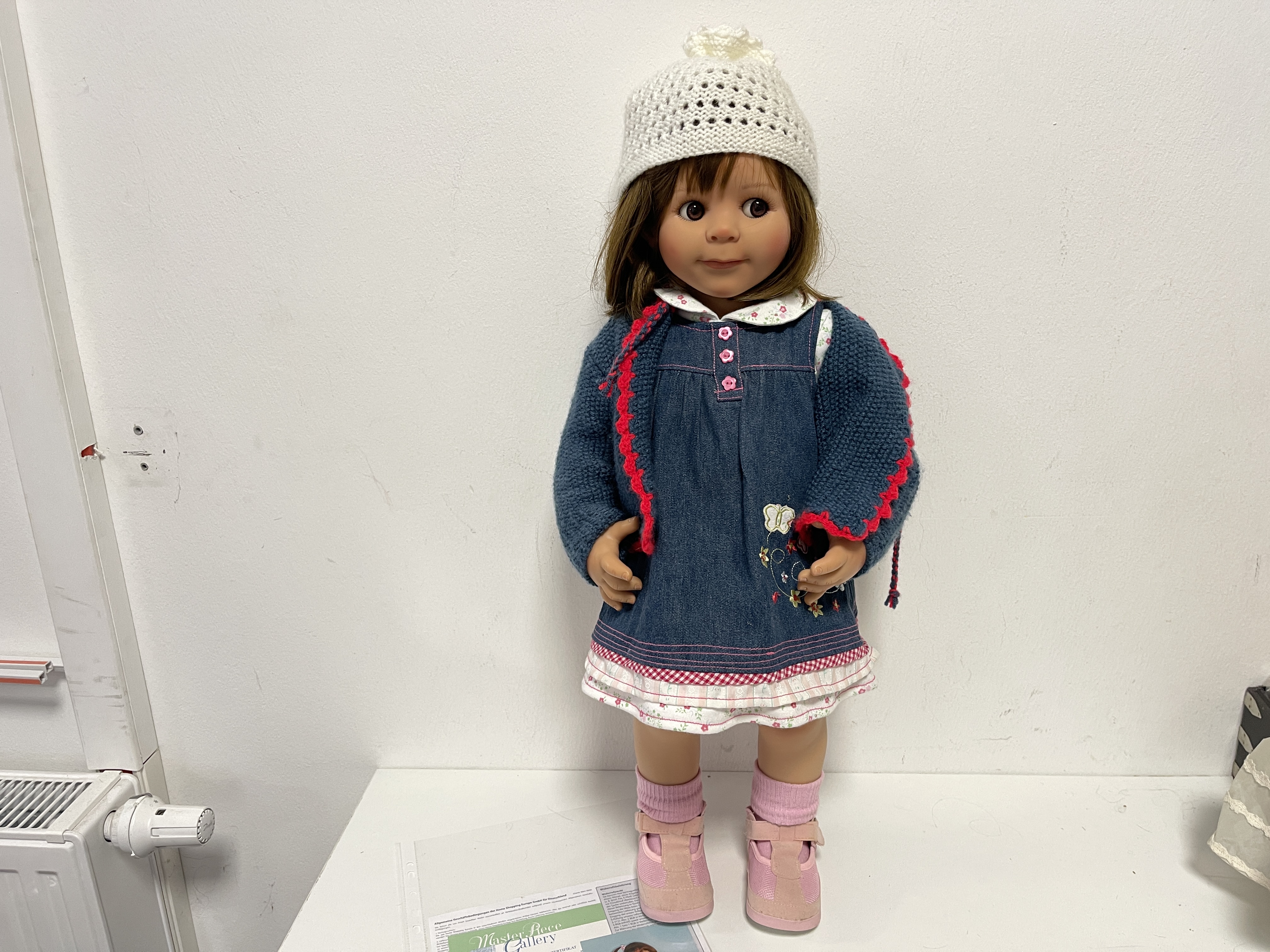 Rosemarie Anna Müller Künstlerpuppe Puppe 64 cm. Top Zustand  