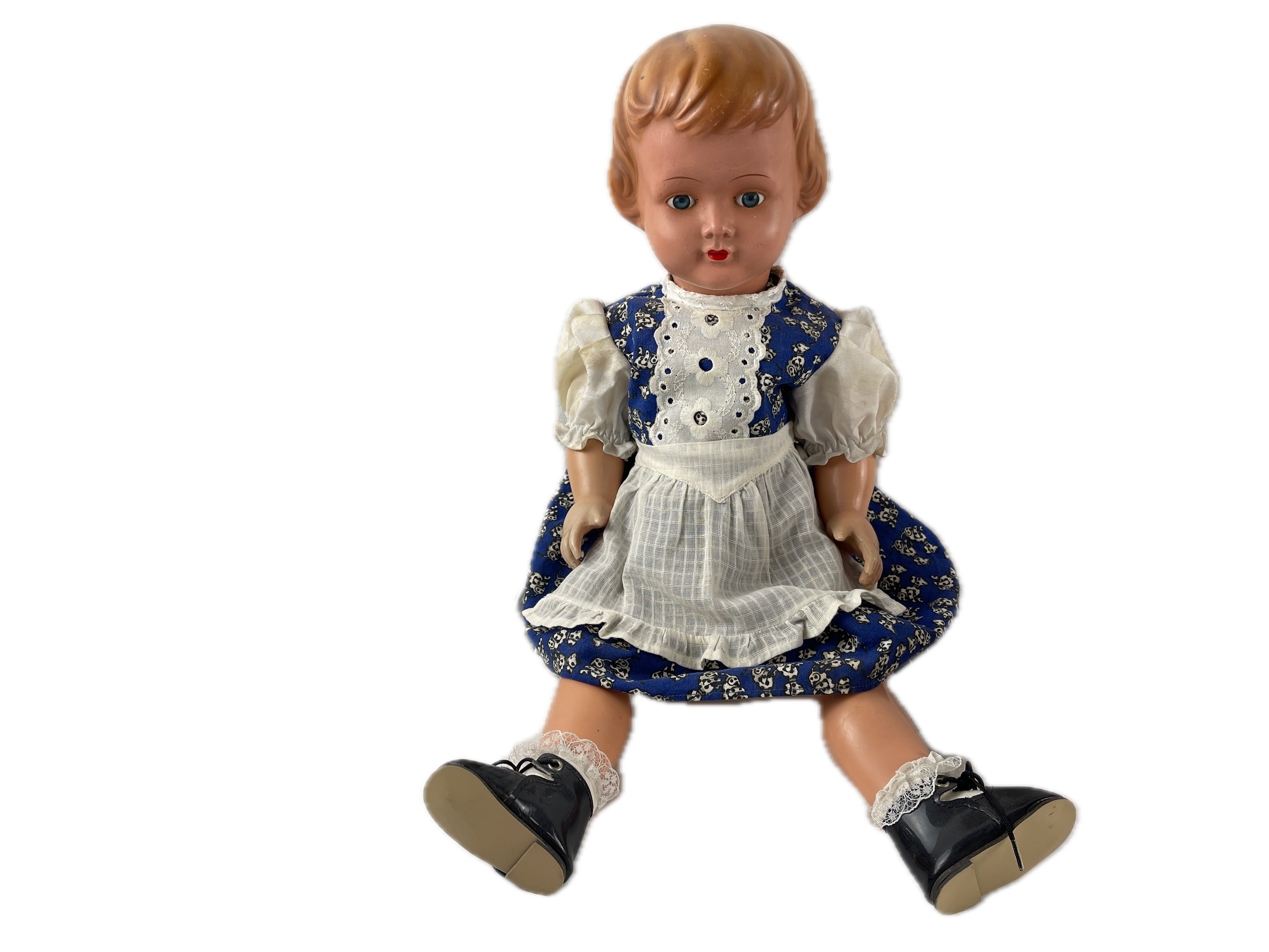 Alte Sammler Zelluloid Puppe 49 cm Zustand siehe Fotos 