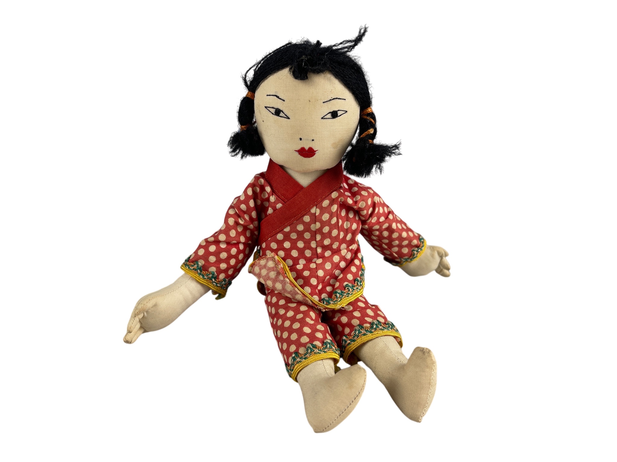 Künstlerpuppe Stoff Puppe 21 cm. Zustand siehe fotos