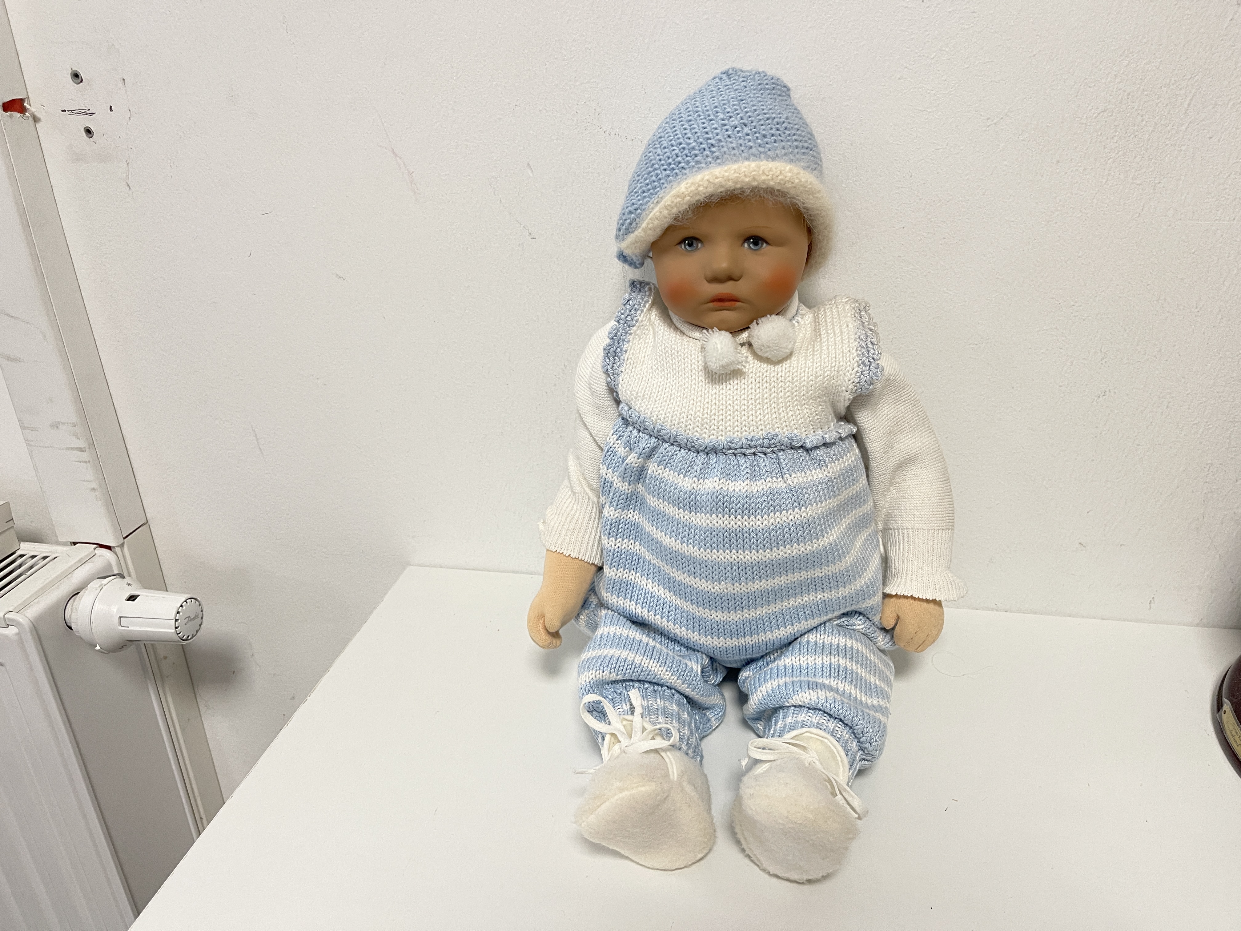 Käthe Kruse Puppe Hebammenpuppe 50 cm  Top Zustand 