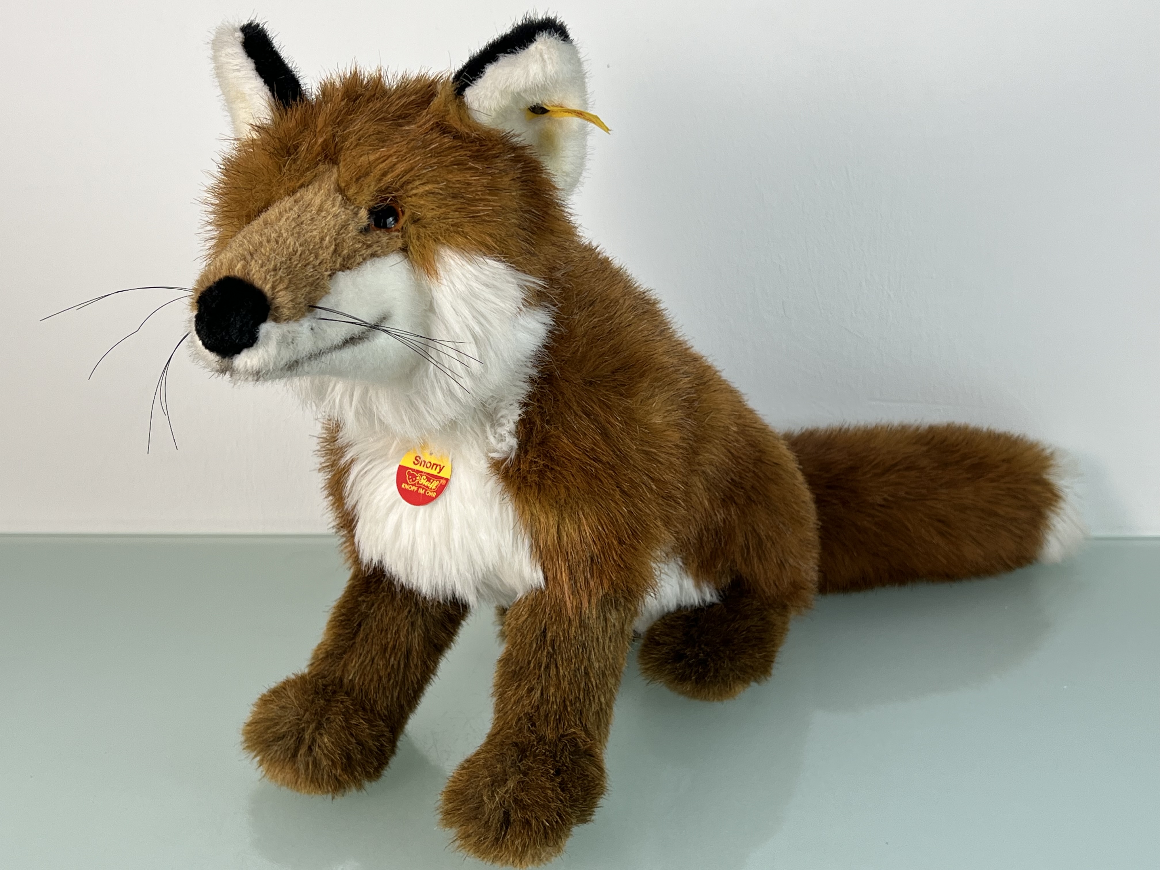 Steiff Tier 070426 Snorry Fuchs 40,5 cm Lang / 30,5 cm Hoch. Top Zustand