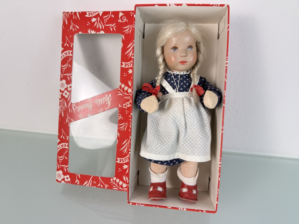 Käthe Kruse Sammlerpuppe Puppe 26 cm Top Zustand 