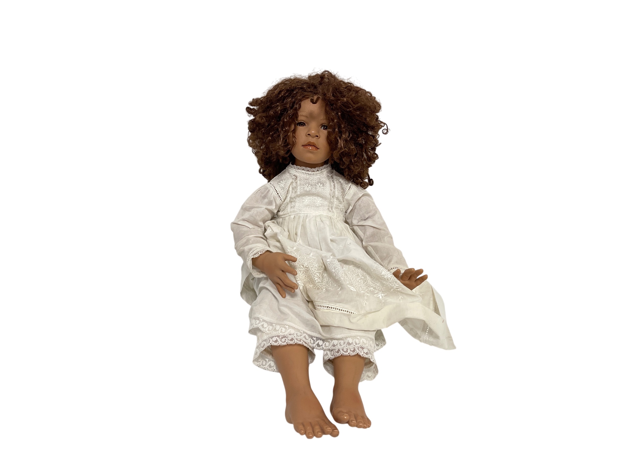 Künstlerpuppe  Resin Puppe 45 cm. Top Zustand 