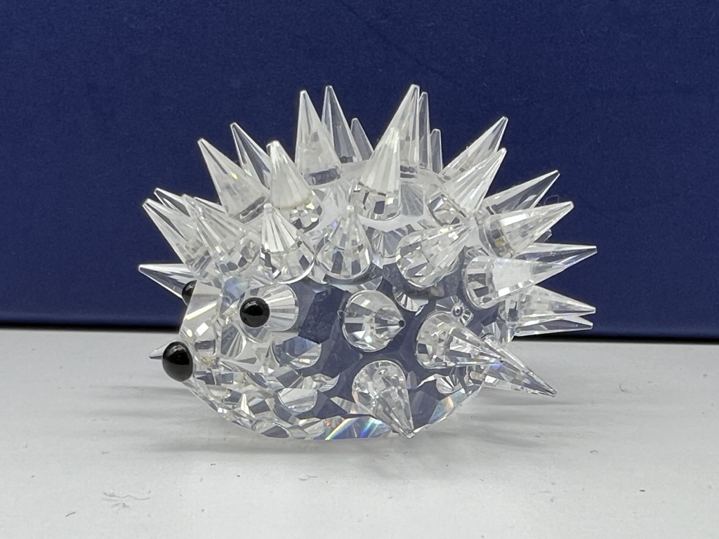  Swarovski Figur Kristall 013265 Igel 6 cm. Top Zustand 