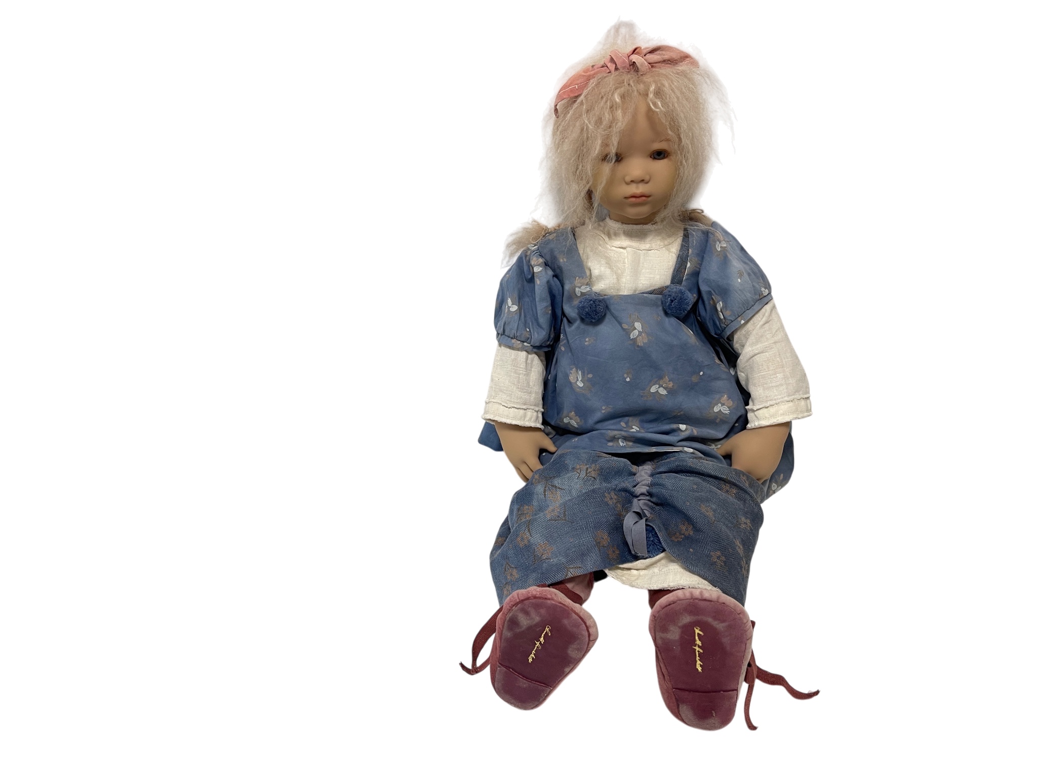 Künstlerpuppe Annette Himstedt Vinyl Puppe 73 cm. Top Zustand  