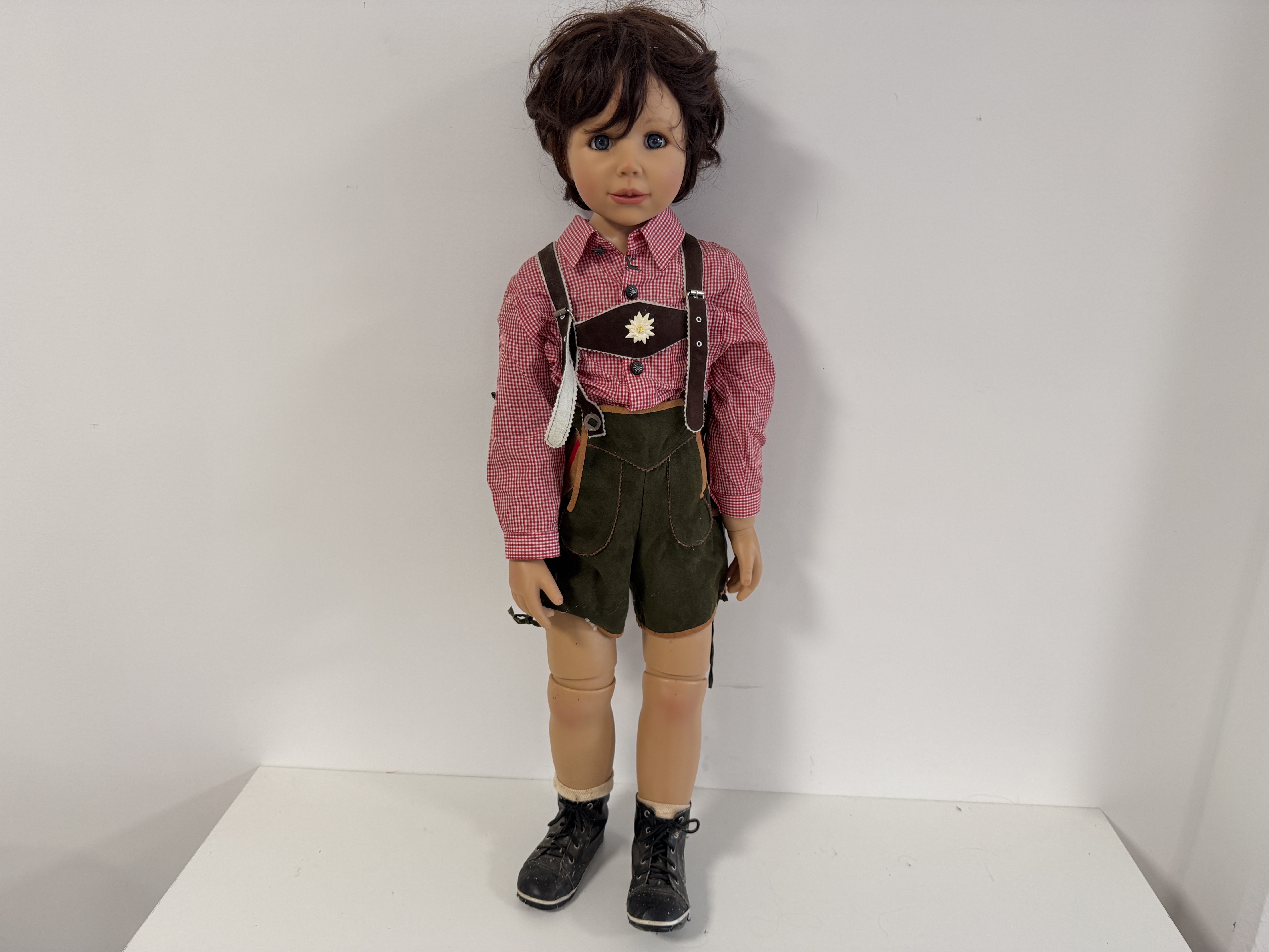 Künstlerpuppe Puppe Monika Peter Leicht Vinyl Puppe 102 cm. Leicht Schmutzig 