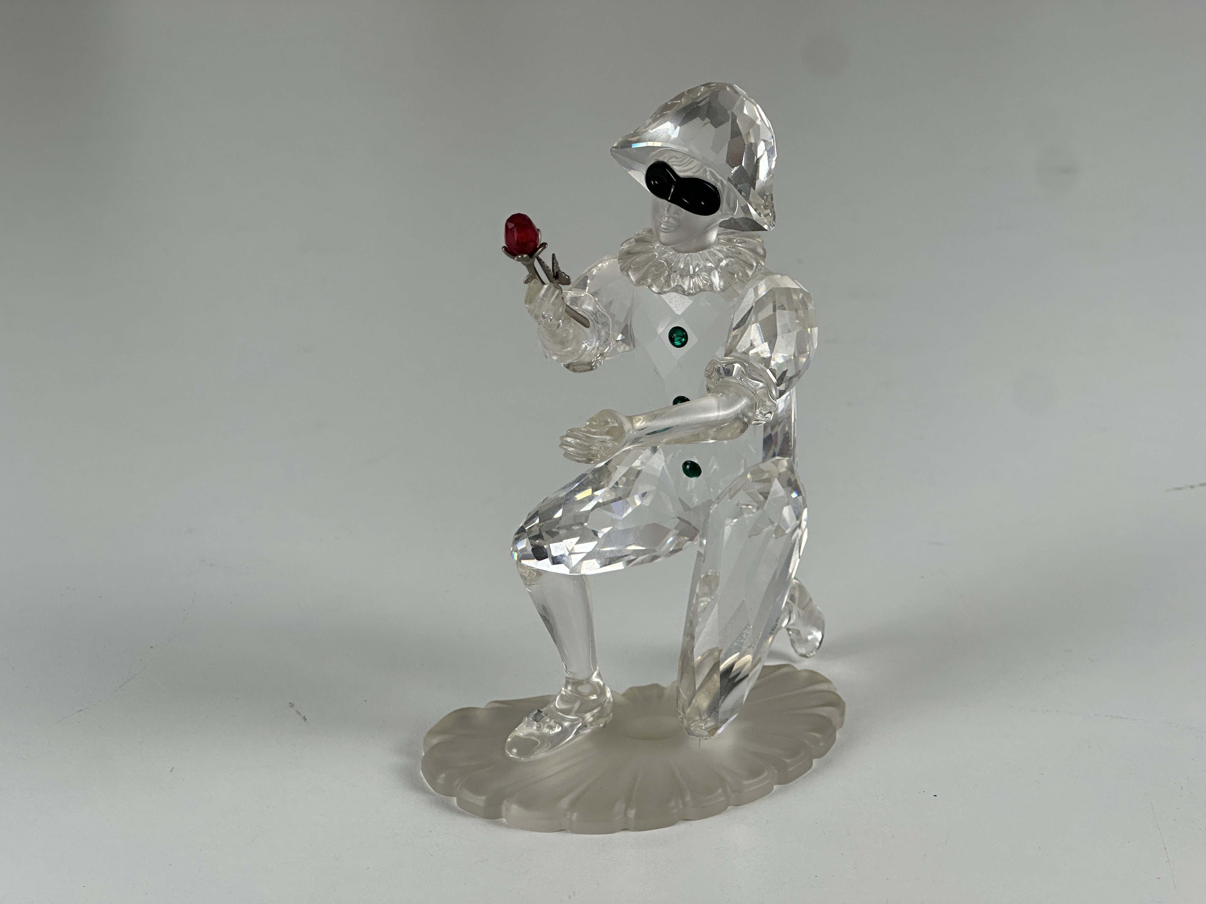 Swarovski Figur Kristall 254044 Jahresfigur 13,5 cm Harlekin 2001. Top Zustand