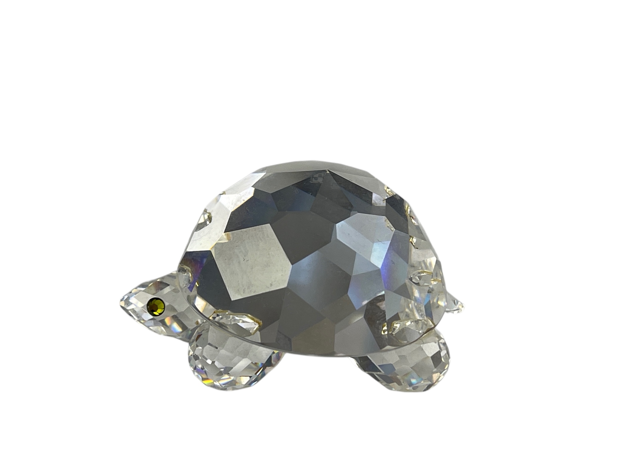 Swarovski Figur Kristall 010037 Große Schildkröte 6 cm. Top Zustand. 