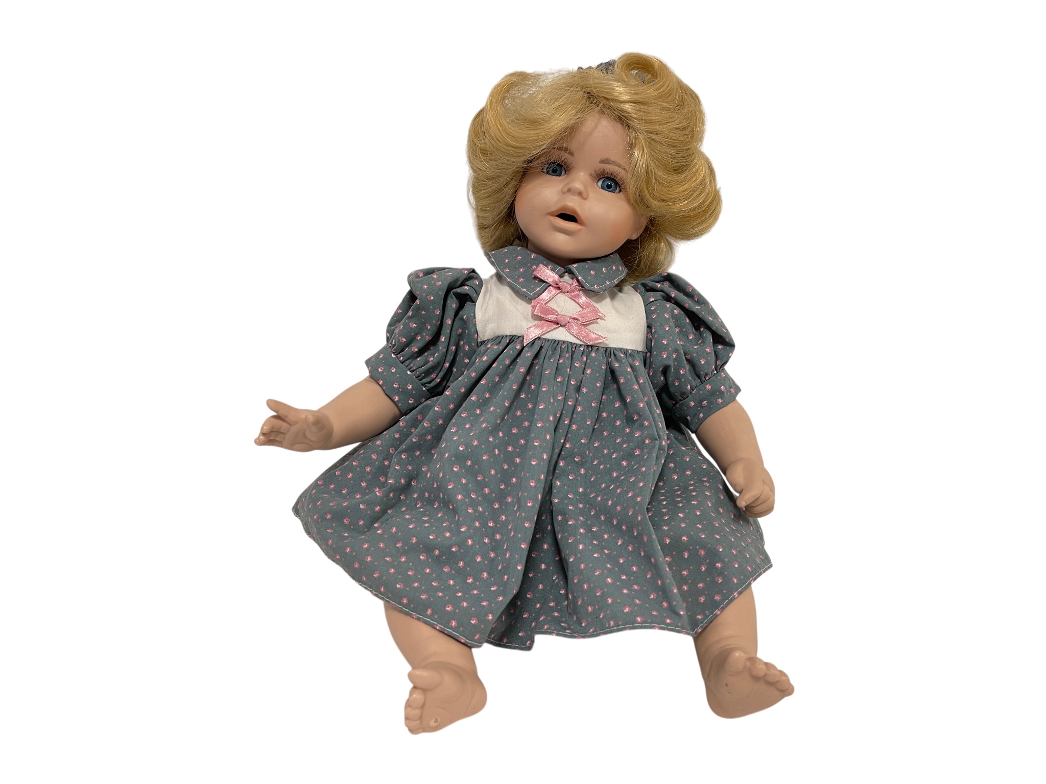 Künstlerpuppe Porzellan Puppe 29 cm. Top Zustand. 