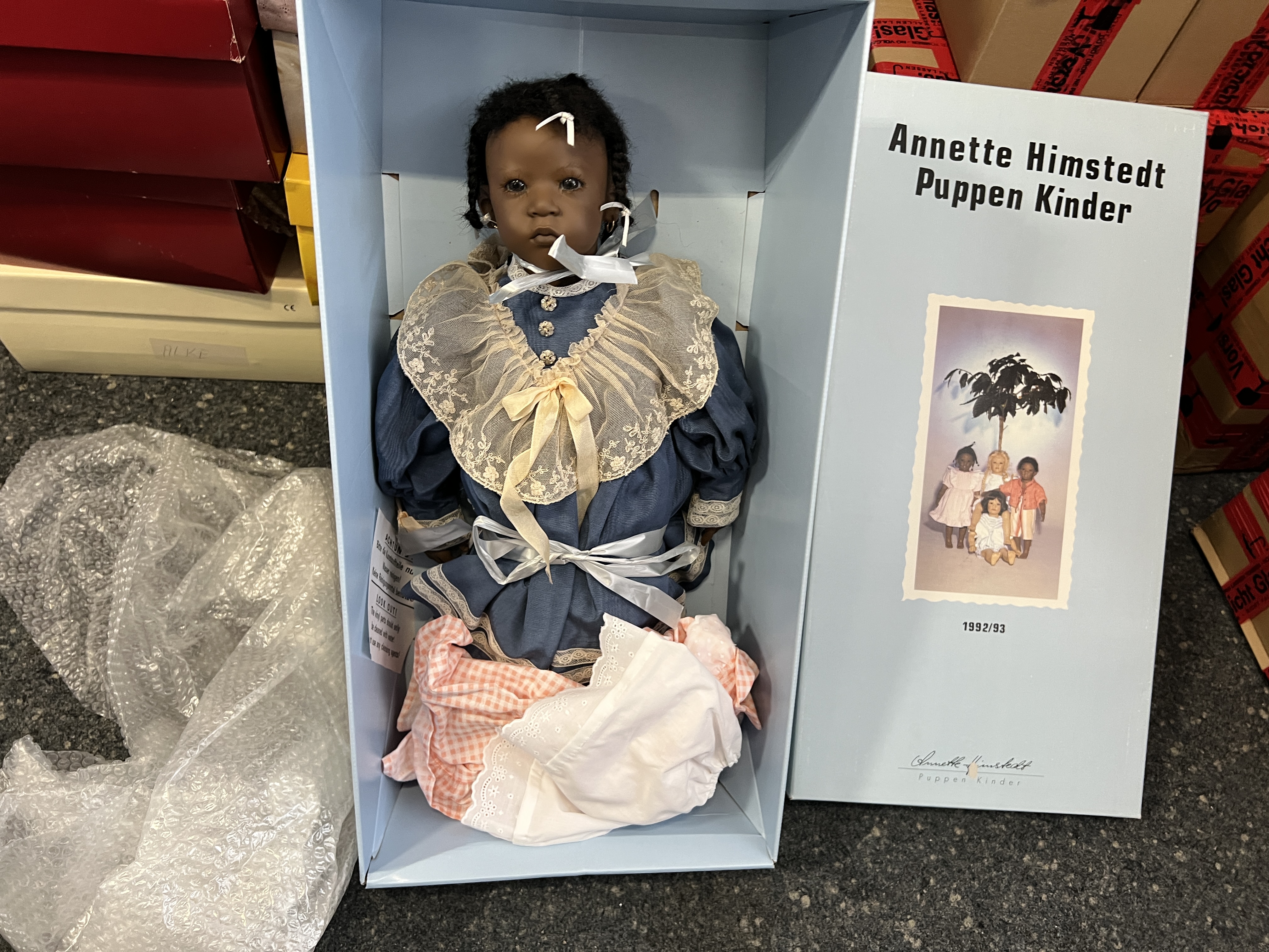 Annette Himstedt Puppe Sanga 59 cm. Top Zustand 