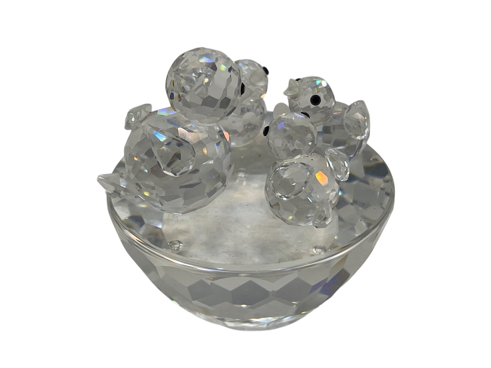 Swarovski Figur Kristall 013842 Vogelnest 5,5 cm  Ø. Top Zustand  