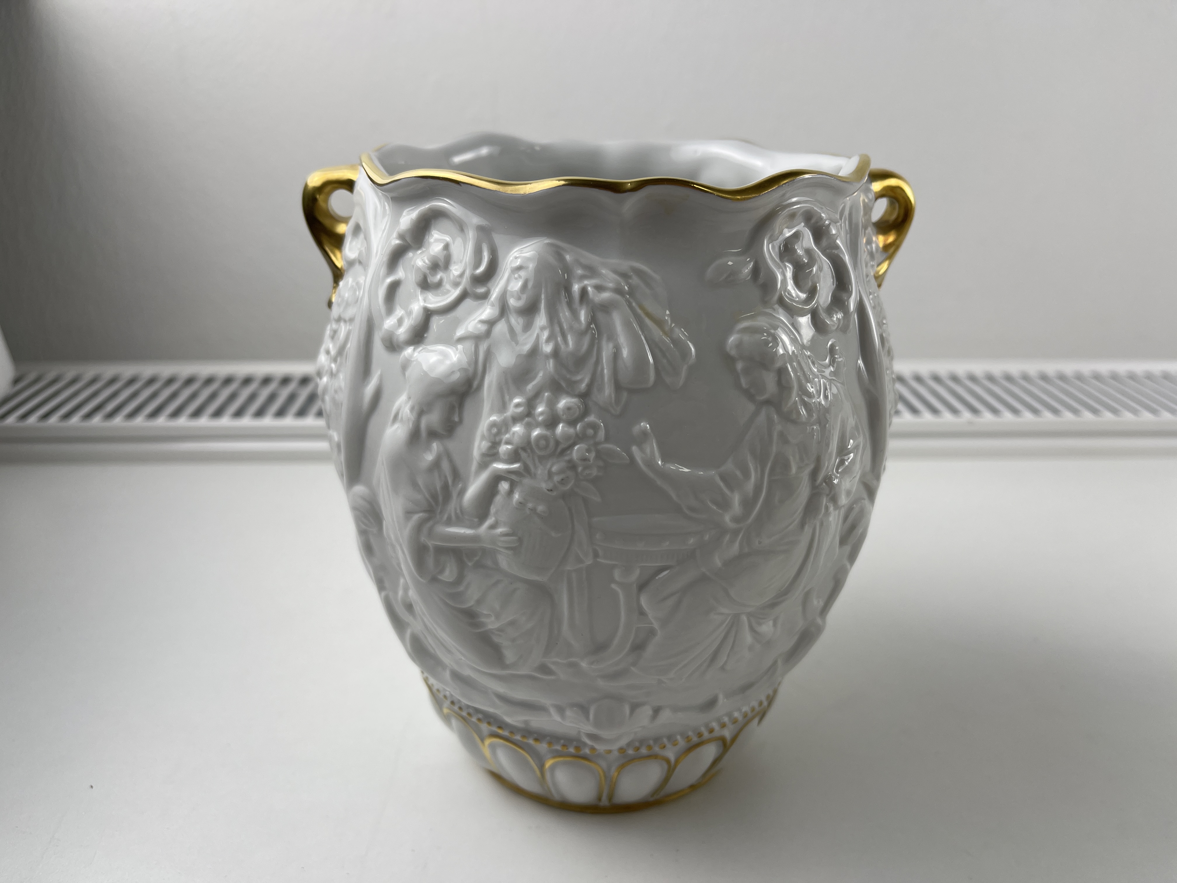 Sammler Porzellan Vase 18 cm - Guter Zustand  