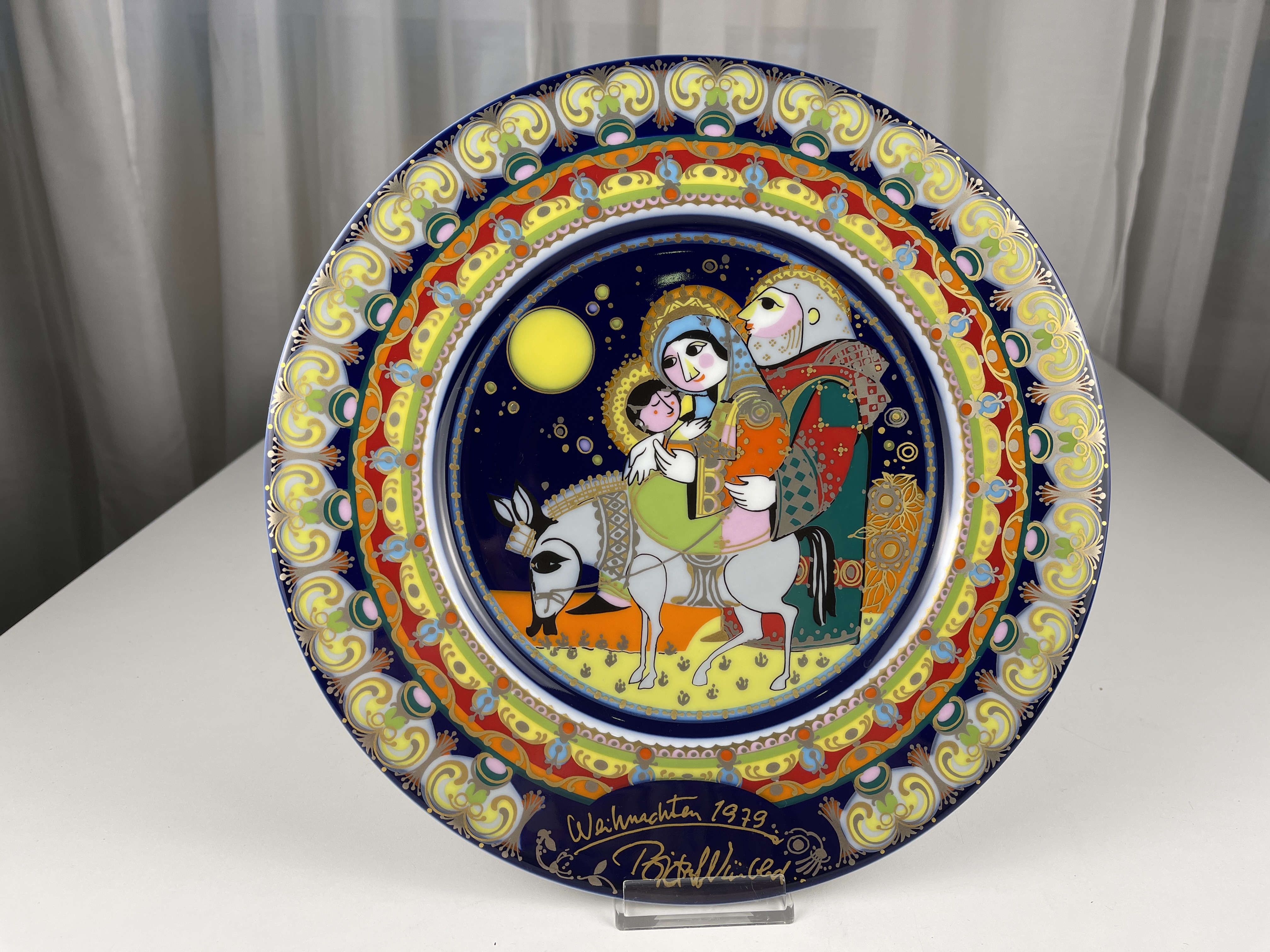 Rosenthal Porzellan Weihnachtsteller 29 cm. Top Zustand 