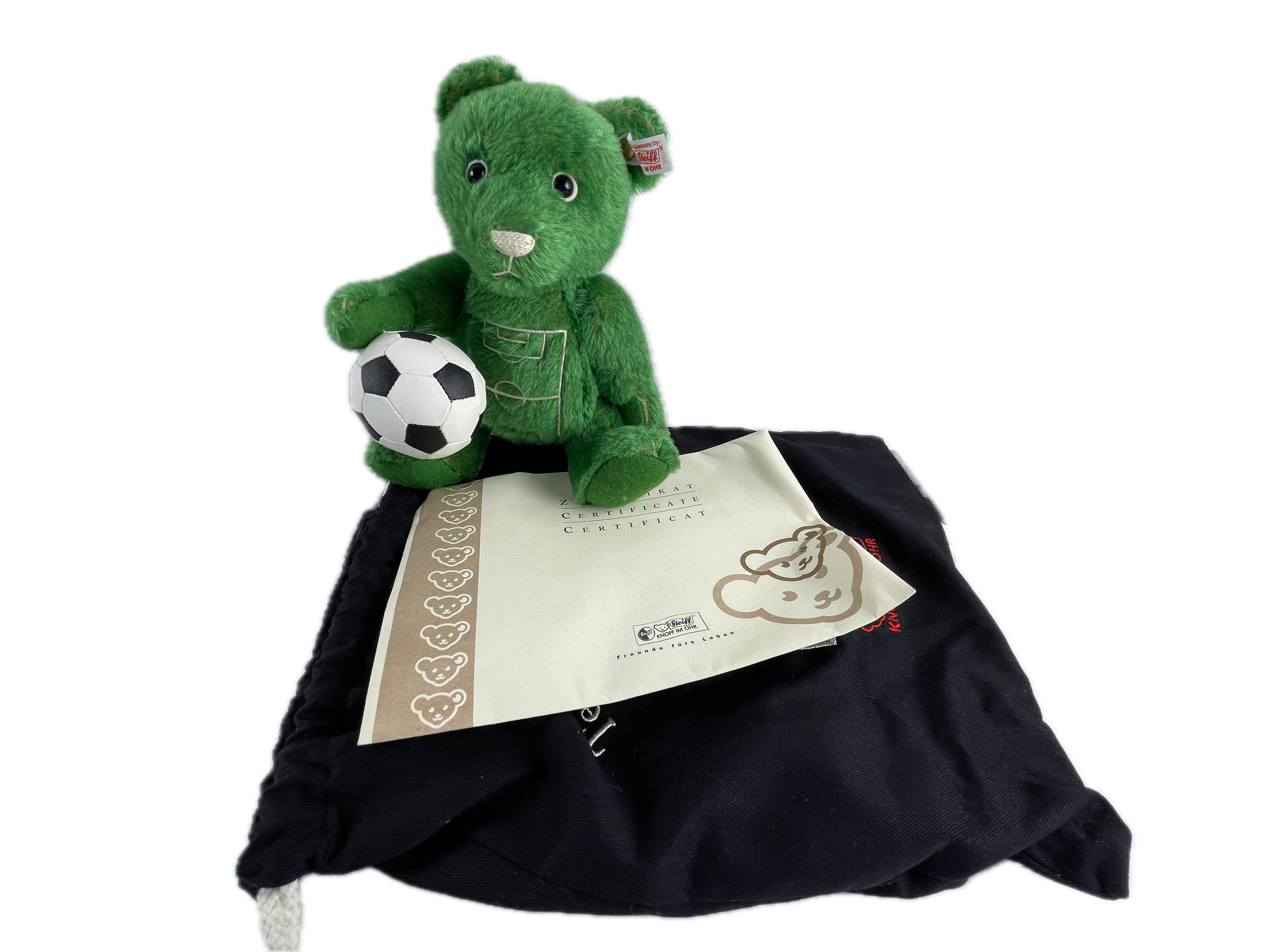 Steiff Teddy Bär 656095 Spielfeld 24 cm. - Rauchgeruch