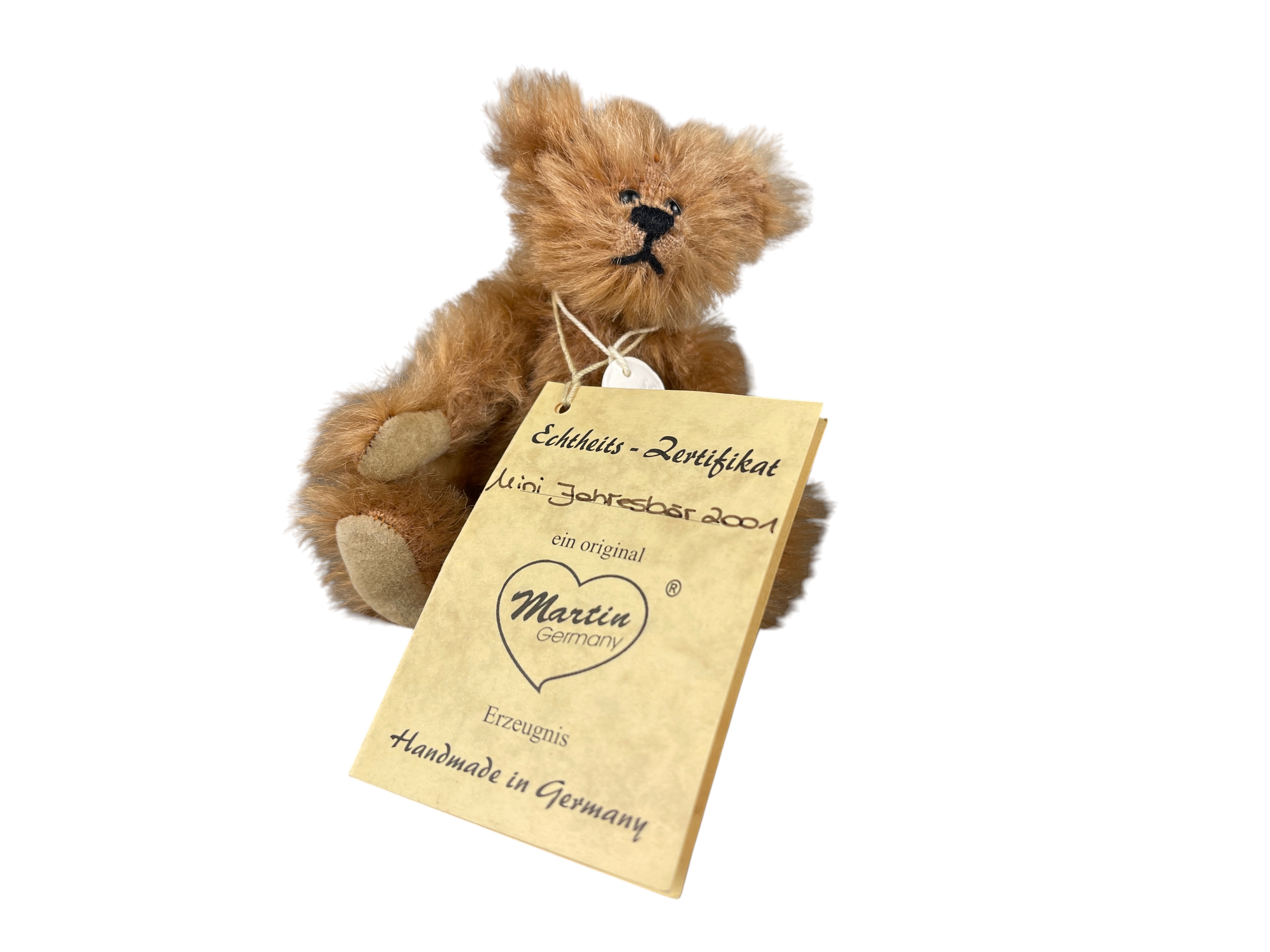 Künstlerbär  Martin Bär Teddy Bär 12 cm. Top Zustand. 