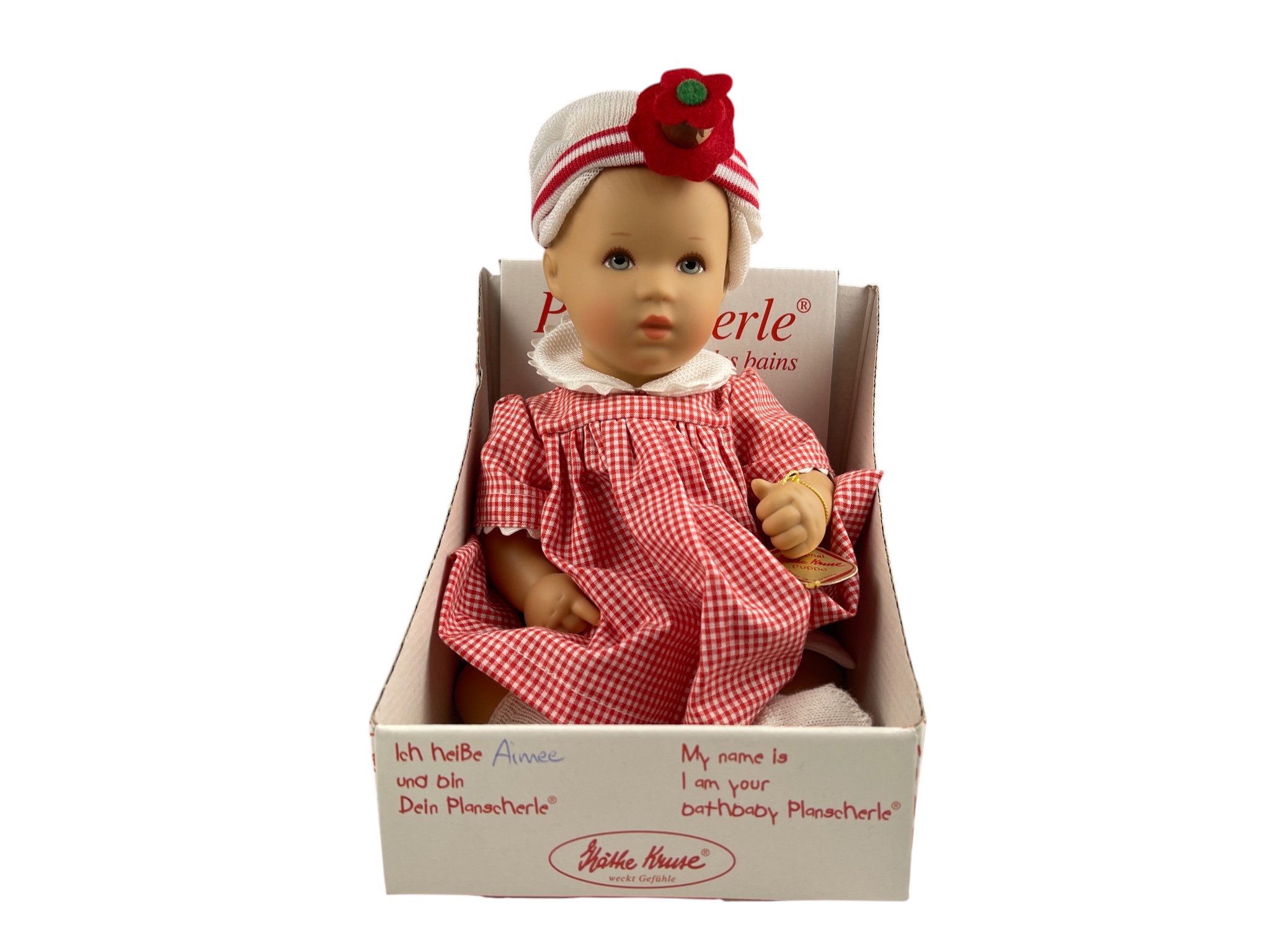 Käthe Kruse Planscherle Puppe 27 cm. Top Zustand   