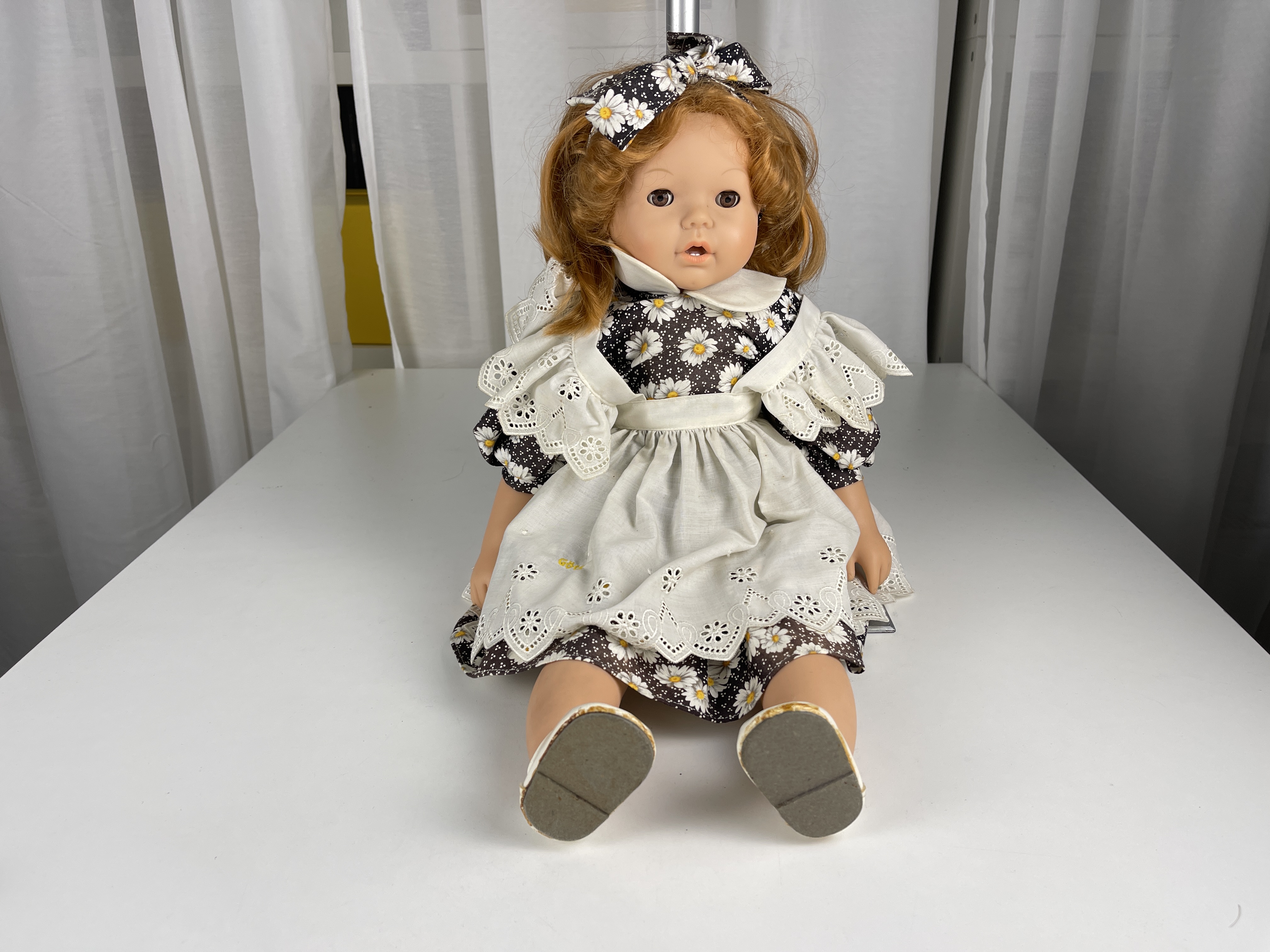 Götz Künstlerpuppe Vinyl Puppe 53 cm. Top Zustand