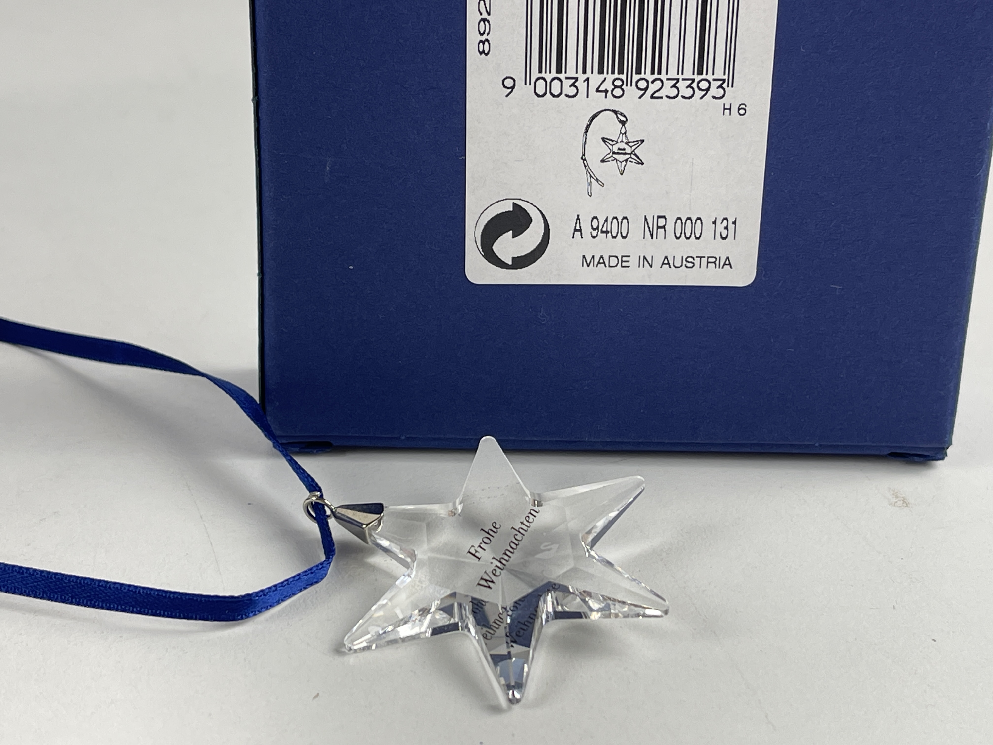 Swarovski Figur 892339 Weihnachtsstern Sonderausgabe 4,3 cm. Ovp - Zertifikat - Top Zustand