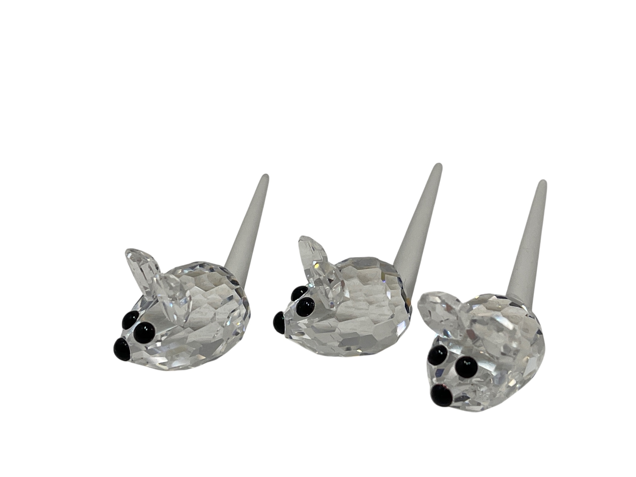 Swarovski Kristall 181513 Figur 3 Mäuse je 2,5 cm. Top Zustand 
