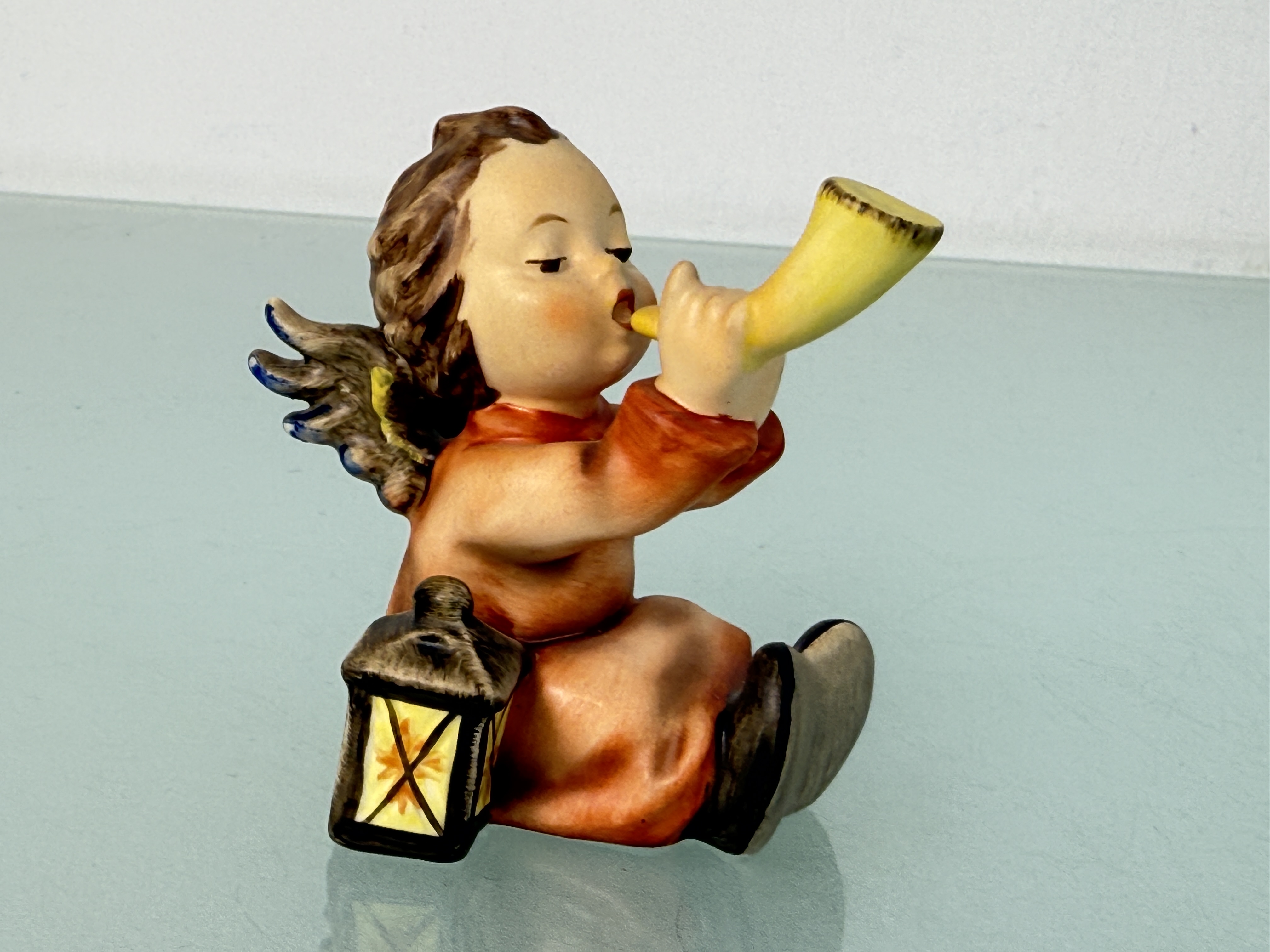 Hummel Figur 359 Engel mit Horn 7 cm. 1 Wahl. Top Zustand   