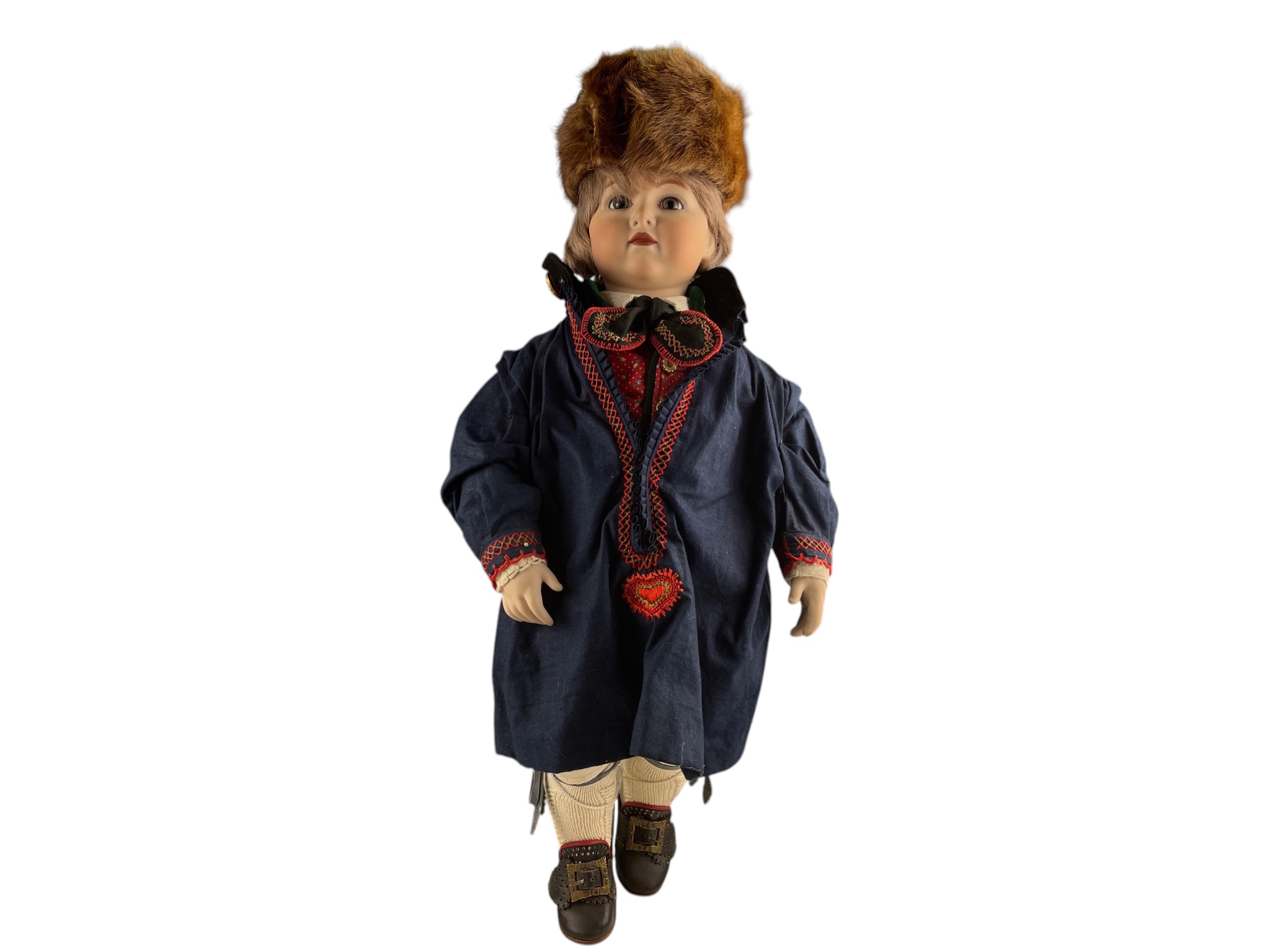 Künstlerpuppe Alte Puppe Simon Halbig Puppe 58 cm. Zustand siehe Fotos   