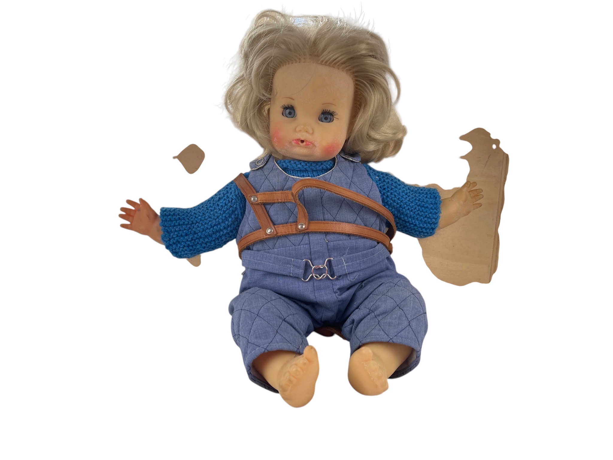  Schildkröt Puppe Schildkrötpuppe Puppe 42 cm. Zustand siehe Fotos   