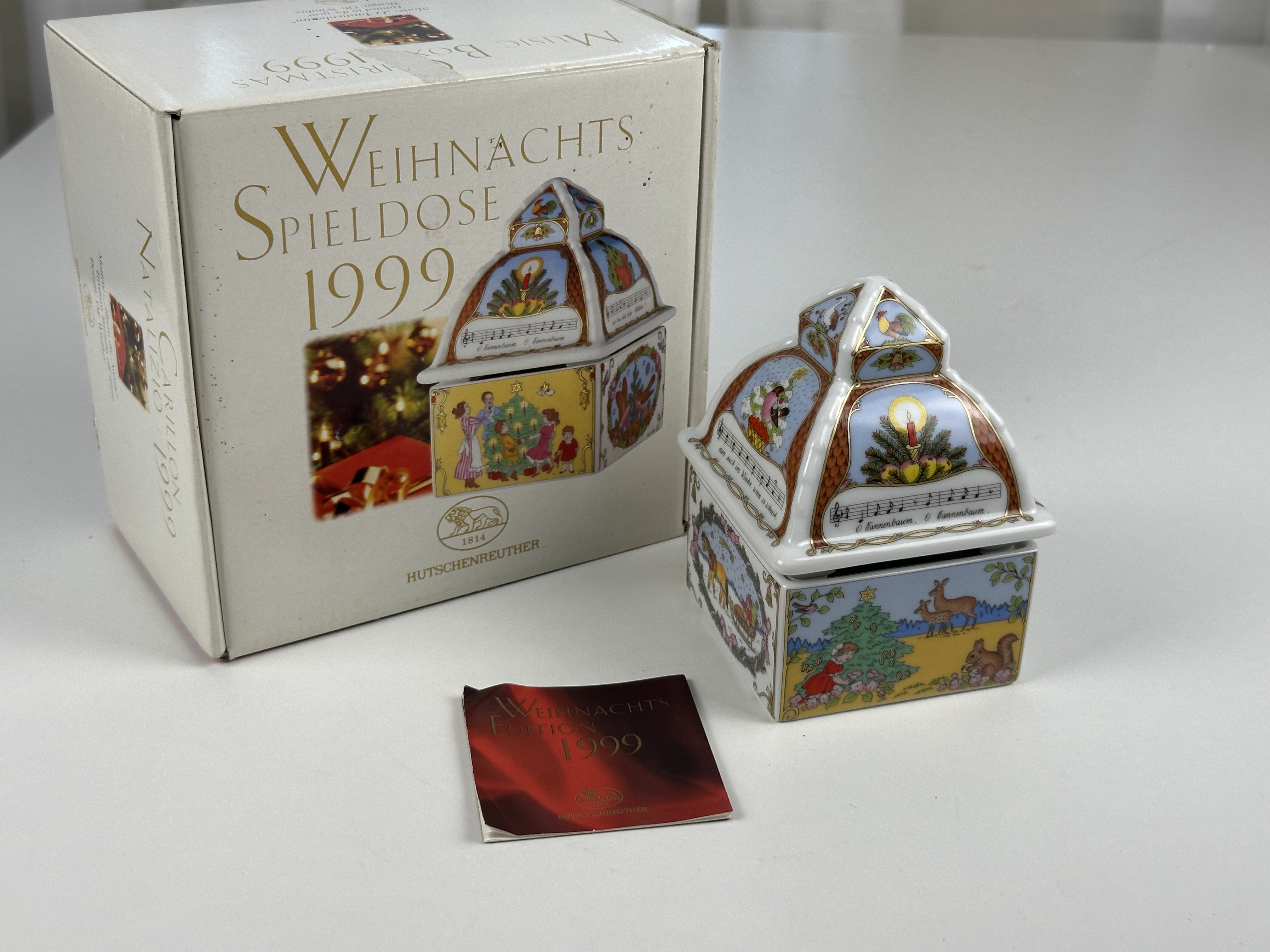Hutschenreuther Porzellan 1999 Spieluhr 11,5 cm. 1 Wahl - Top Zustand
