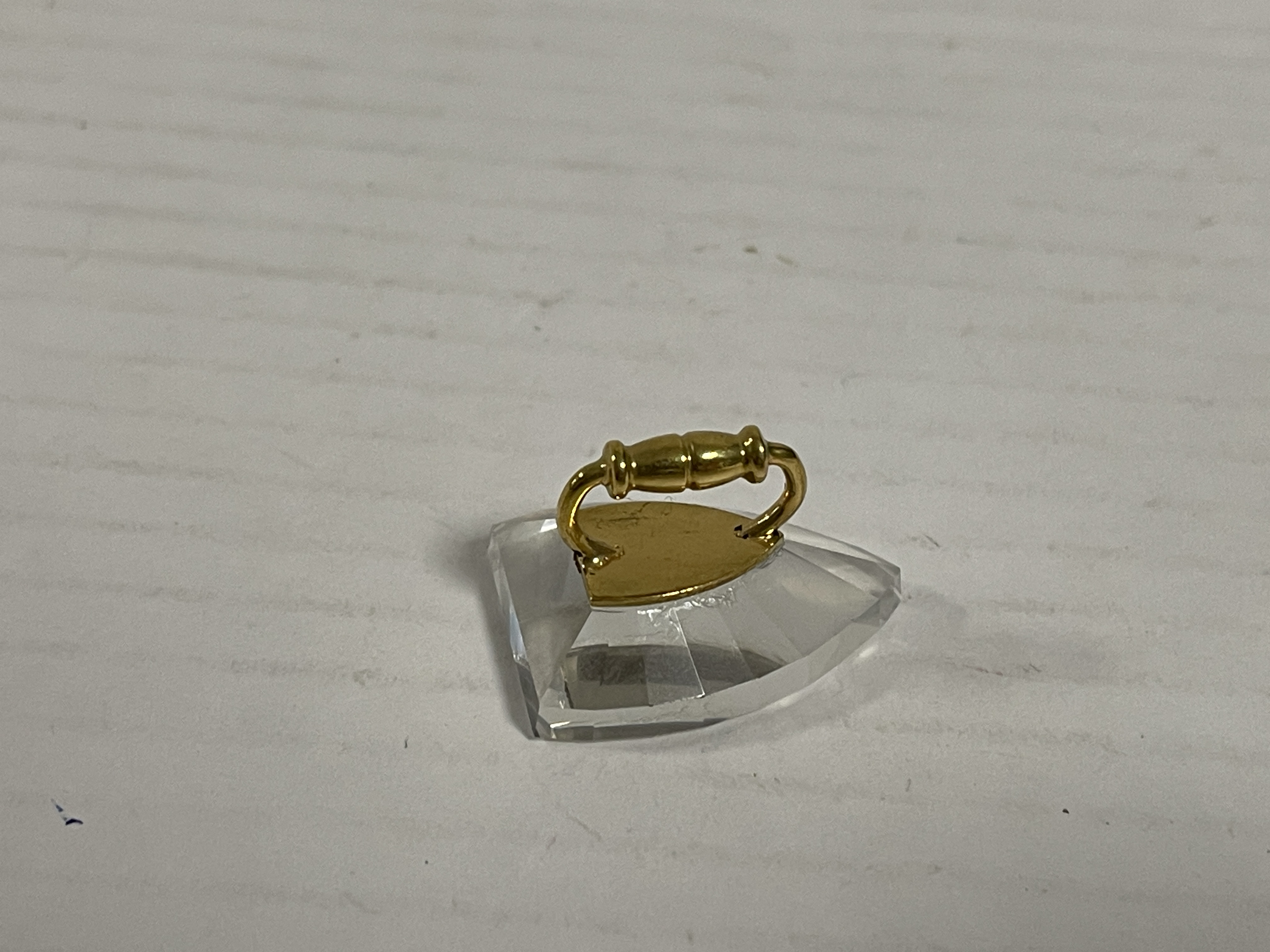 Swarovski Figur 168676 Memories Bügeleisen 3 cm.  Kristall - Top Zustand 