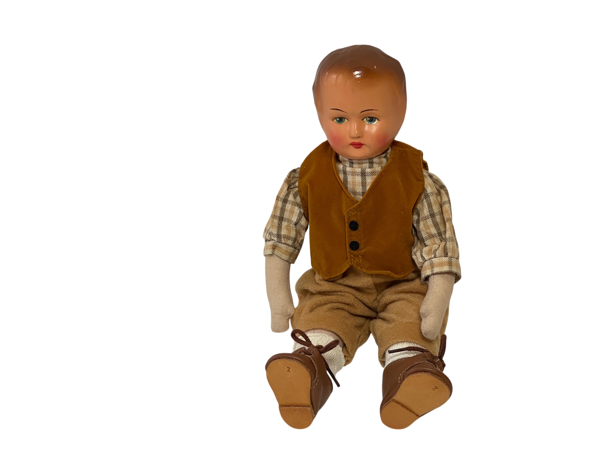 Künstler Vinyl Künstlerpuppe Puppe 28 cm. Zustand siehe Fotos  