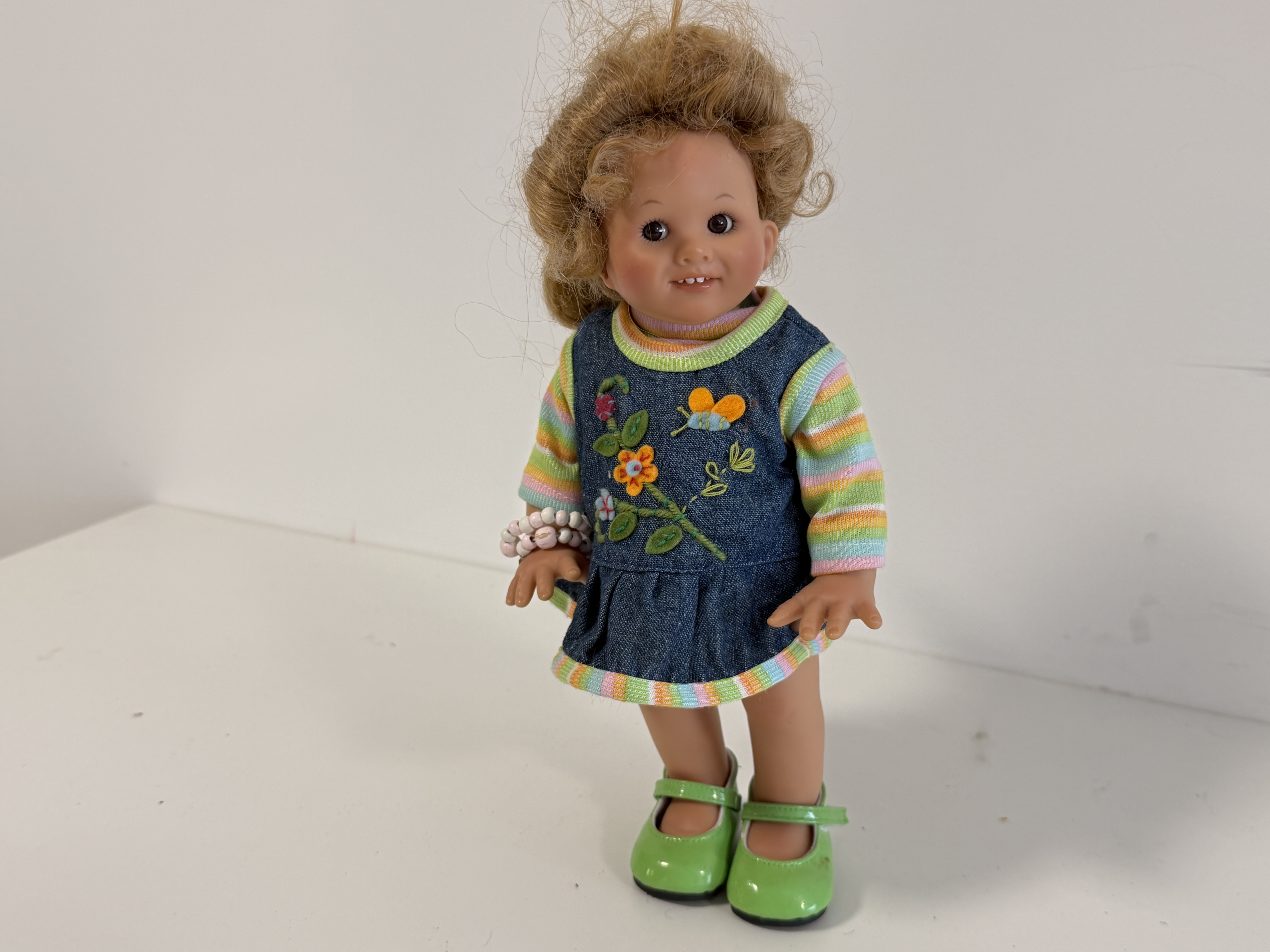 Künstlerpuppe Rosemarie Anna Müller Vinyl Puppe 28 cm. Top Zustand