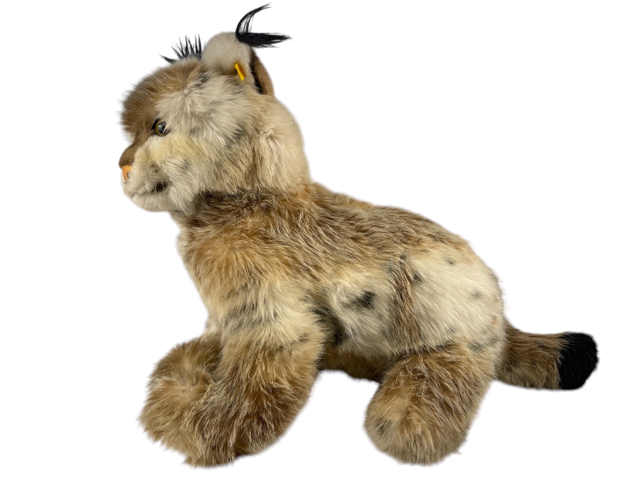 Steiff Tier 102707 Luchs  Molly 40 x 35 cm. - Top Zustand   