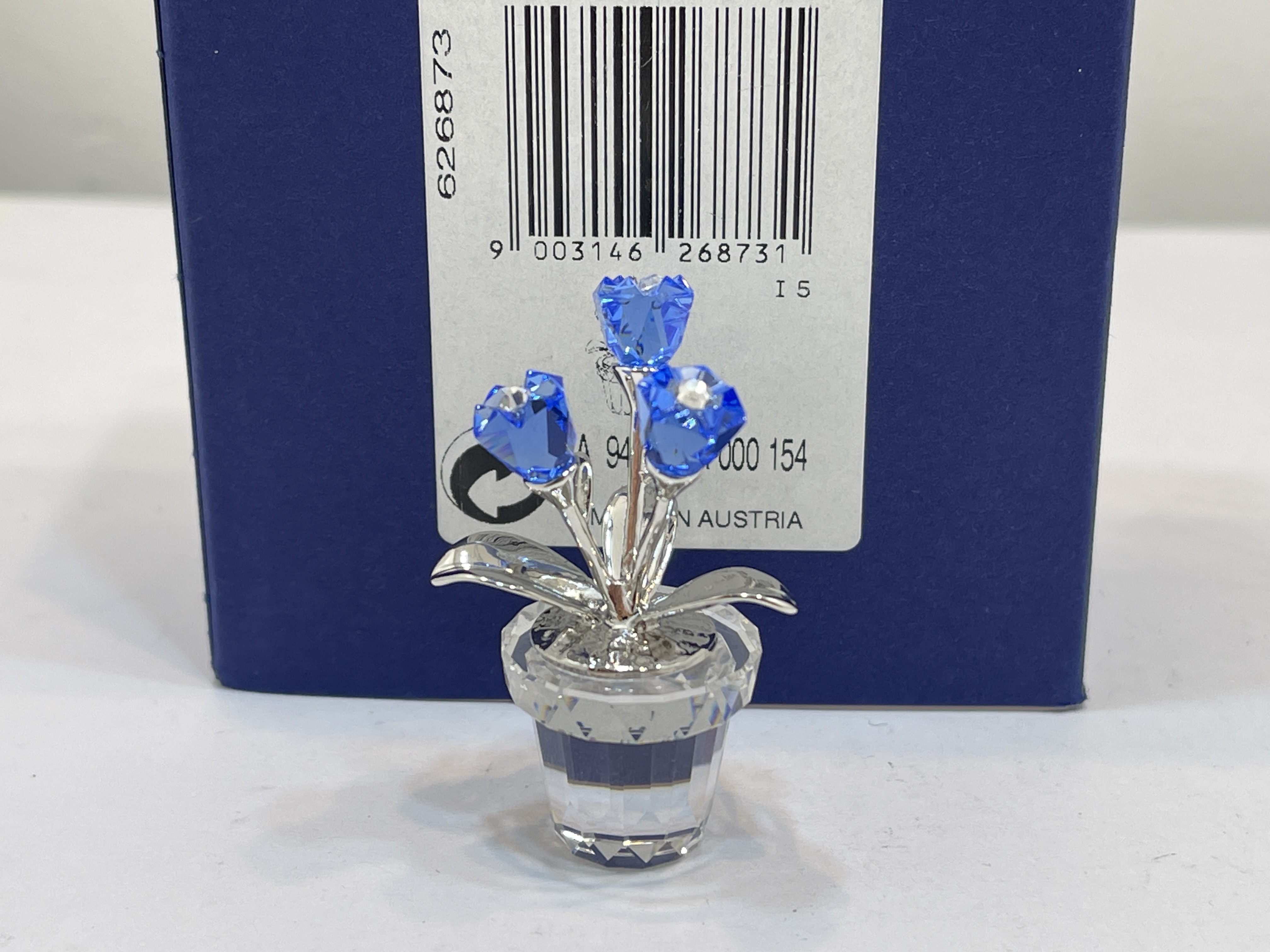  Swarovski Figur 626873 Blume Vergissmeinnicht 4,4 cm. Ovp Zertifikat. 