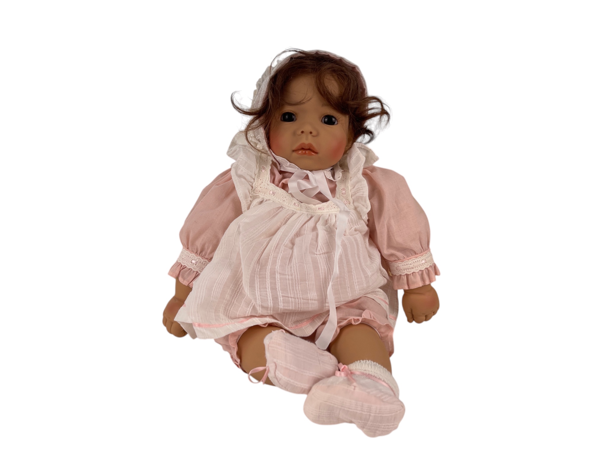 Künstlerpuppe Schildkröt Carin Lossnitzer Vinyl Puppe 44 cm. Zustand siehe Fotos