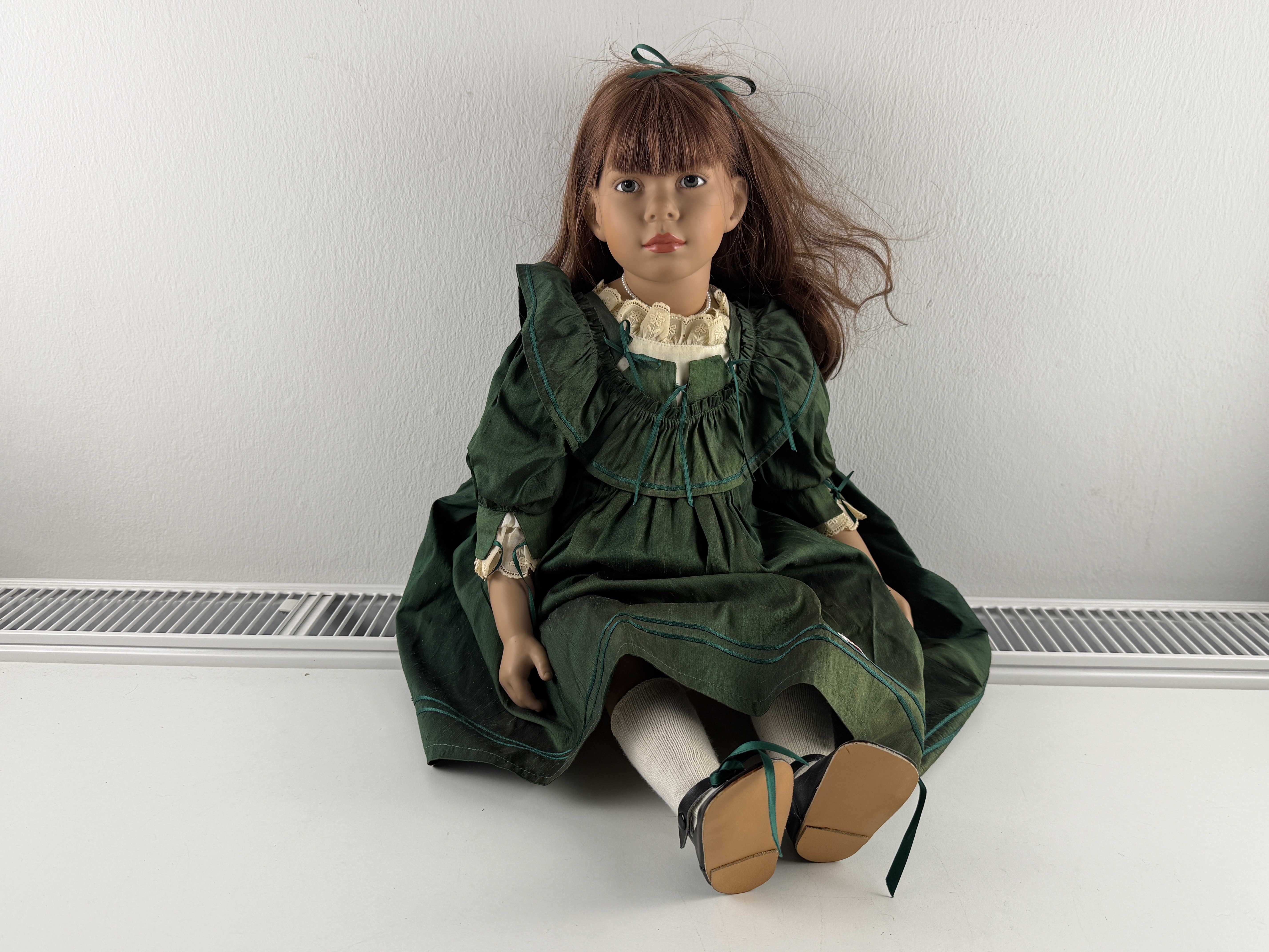 Sigikid Ilse Wippler Vinyl Künstlerpuppe Puppe 68 cm. Top Zustand   