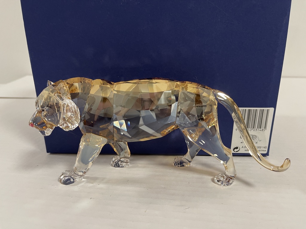 Swarovski Figur 1003148 Tiger 18 cm. Ovp und Zertifikat. Top Zustand   