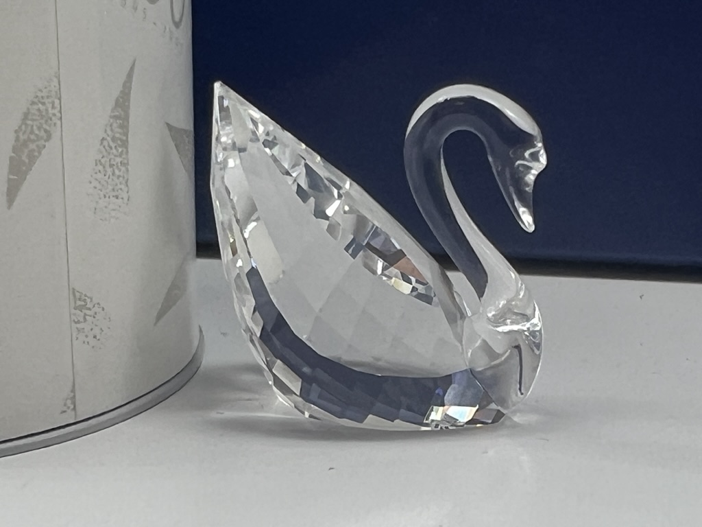 Swarovski Figur Schwan 3 cm. Ovp & Zertifikat. Top Zustand. 