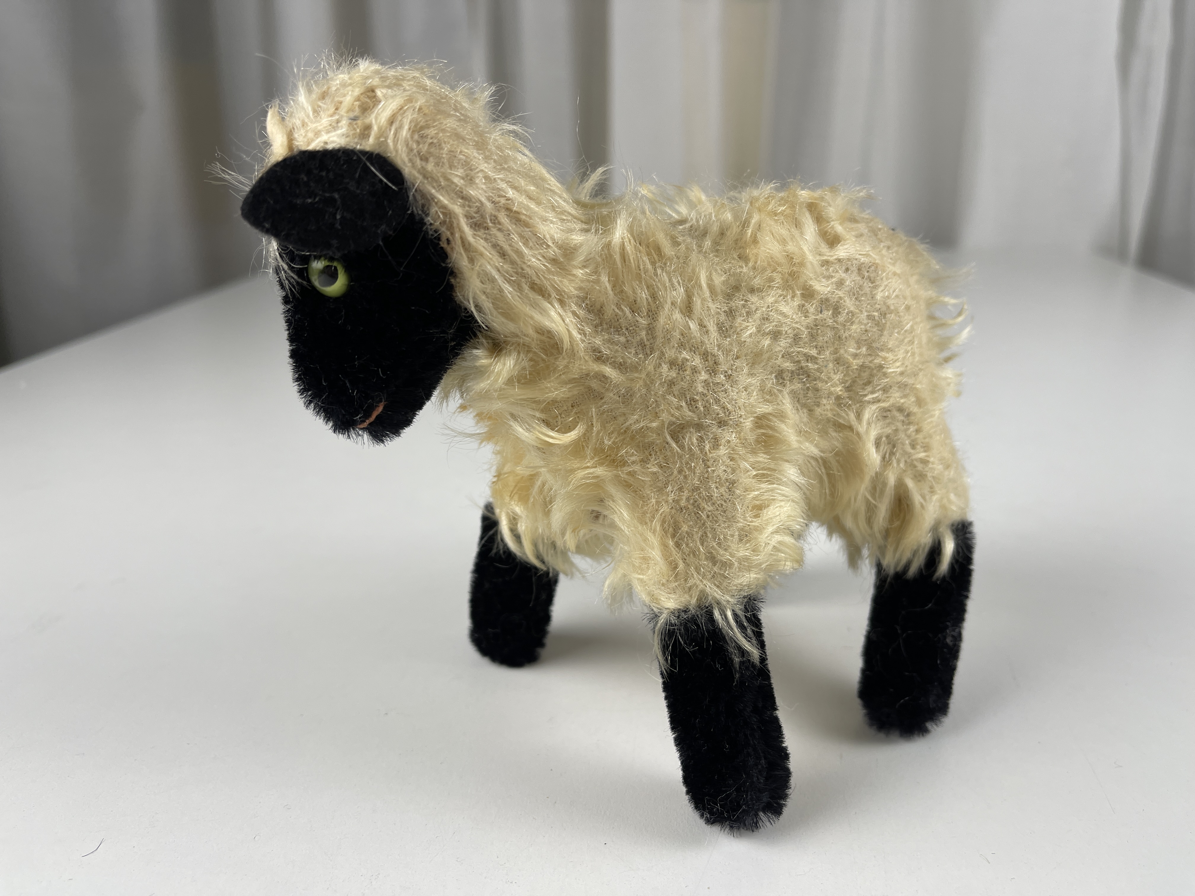 Steiff Tier Heideschaf 13 x 14 cm. Zustand siehe Fotos 