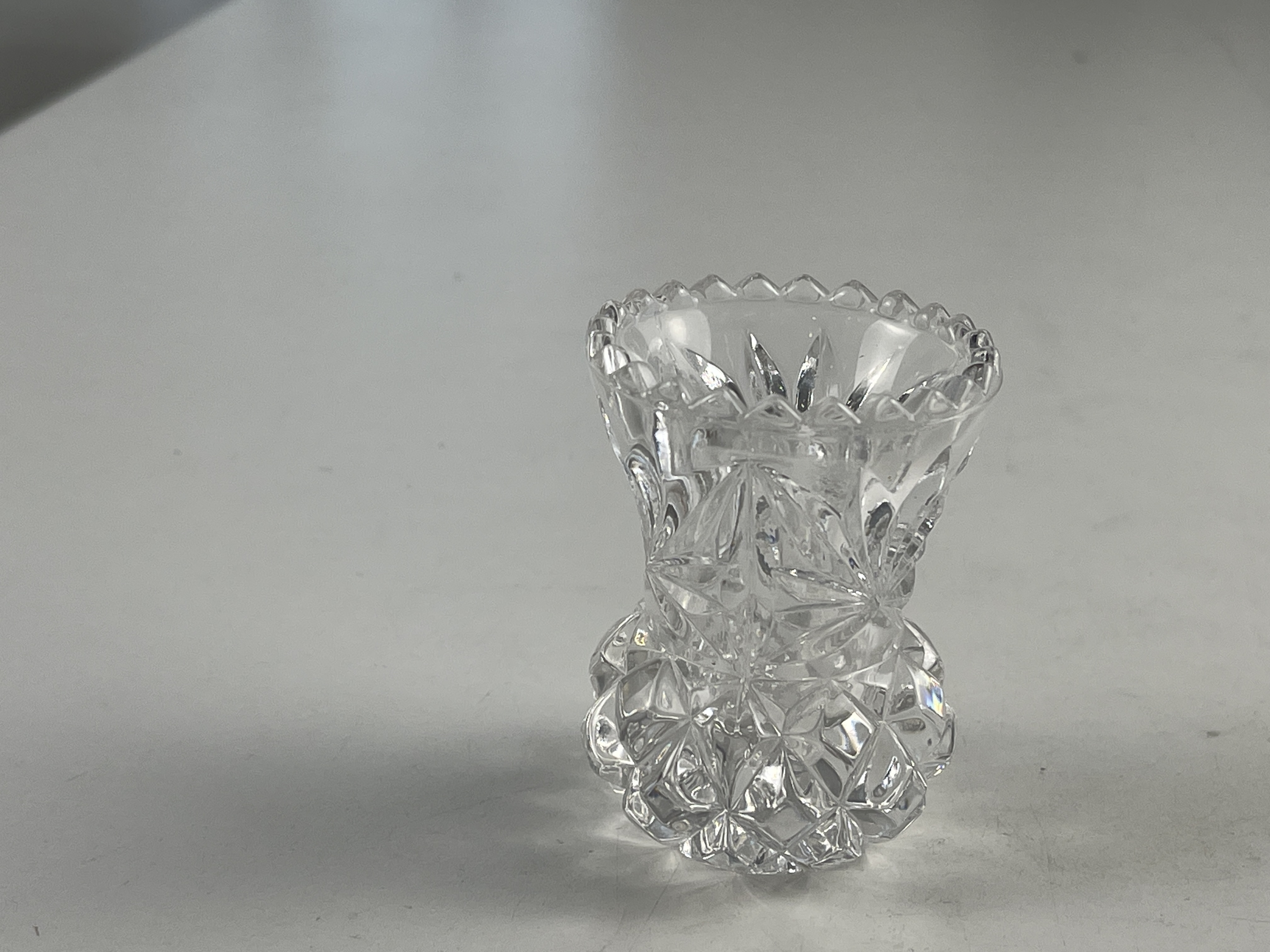 Sammler Vase Glas 6,5 cm - Top Zustand