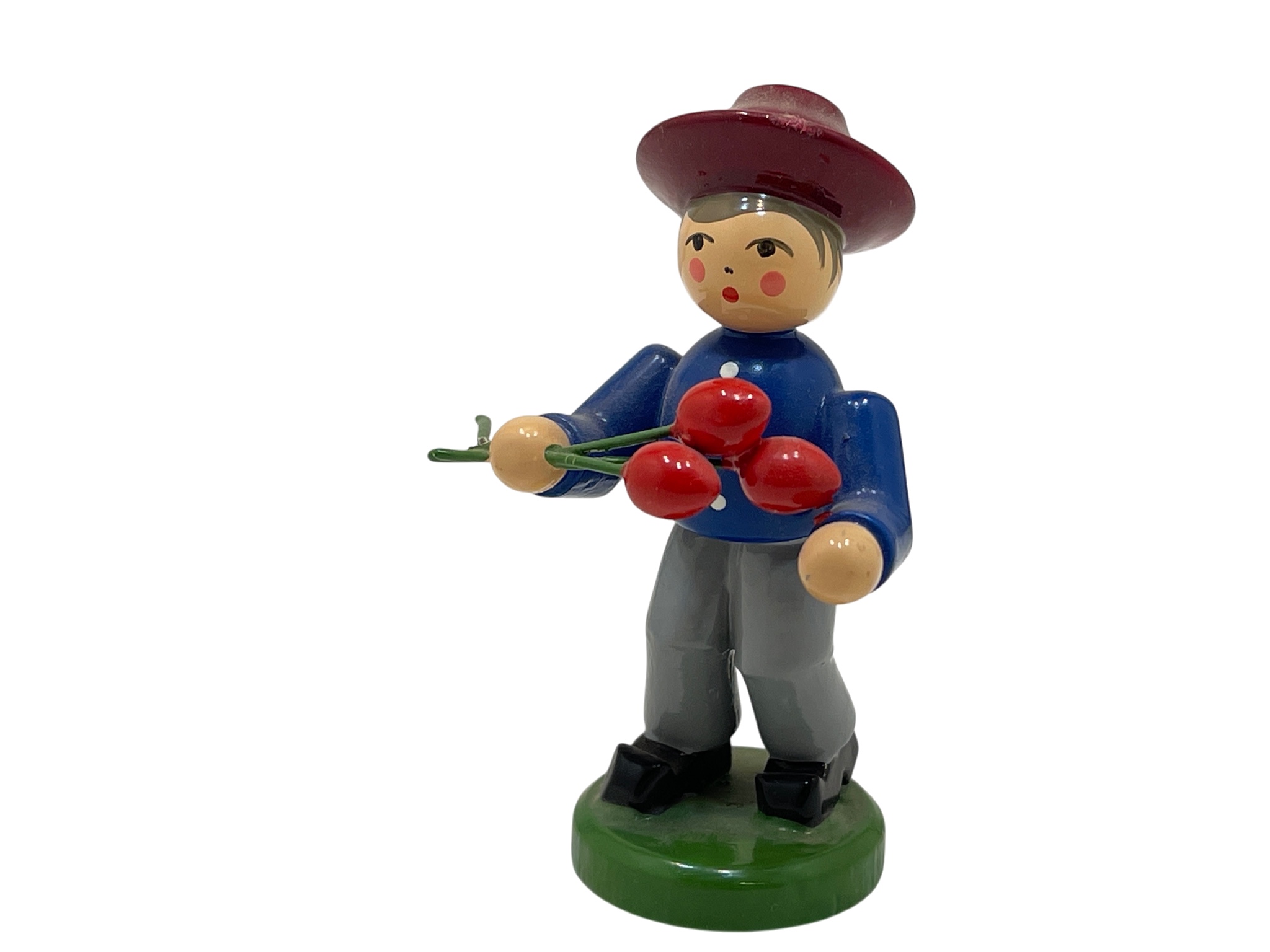 Erzgebirge Figur 6,5 cm. Zustand siehe Fotos  
