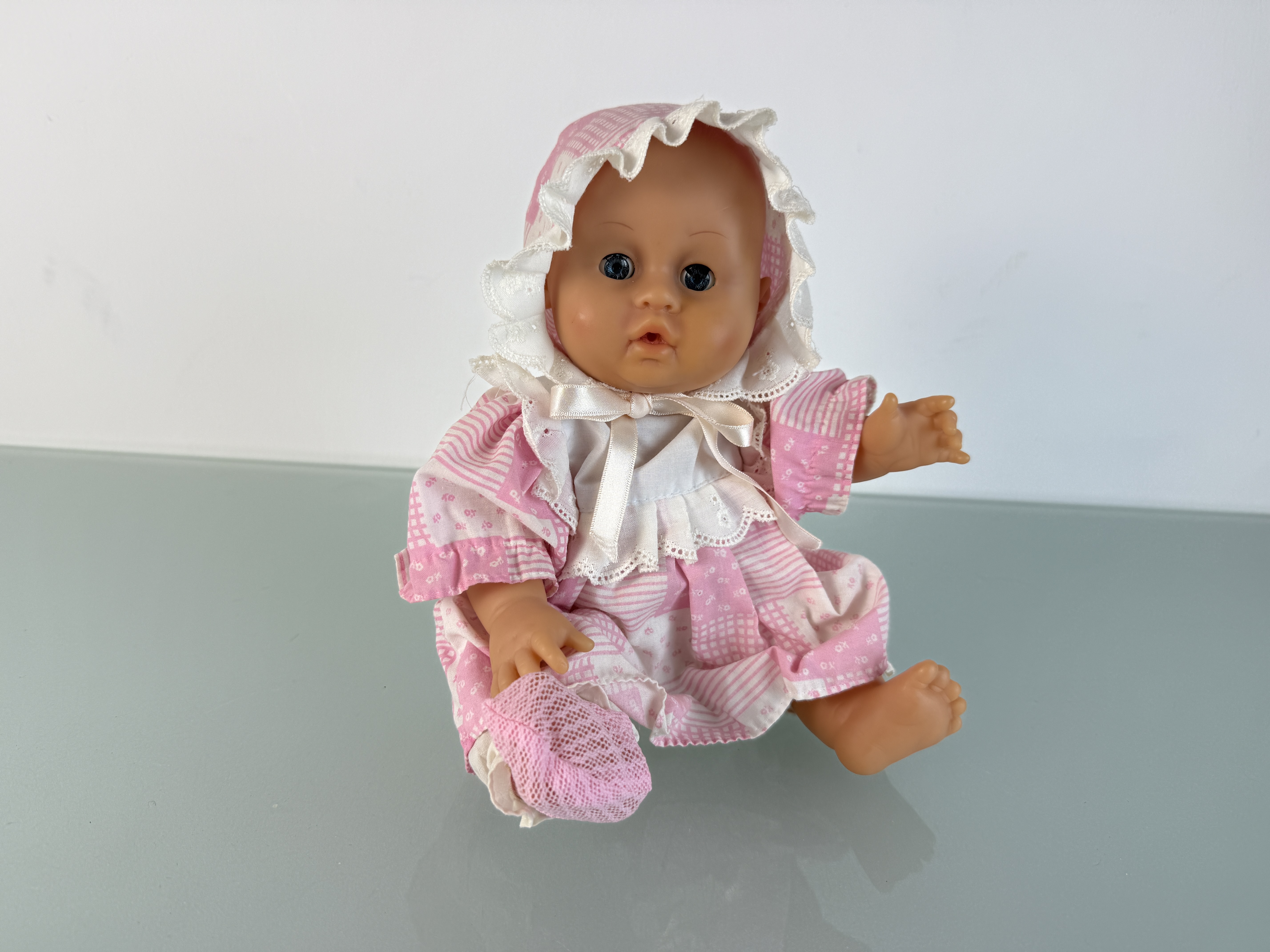 Künstlerpuppe Vinyl Puppe 30 cm Top Zustand  