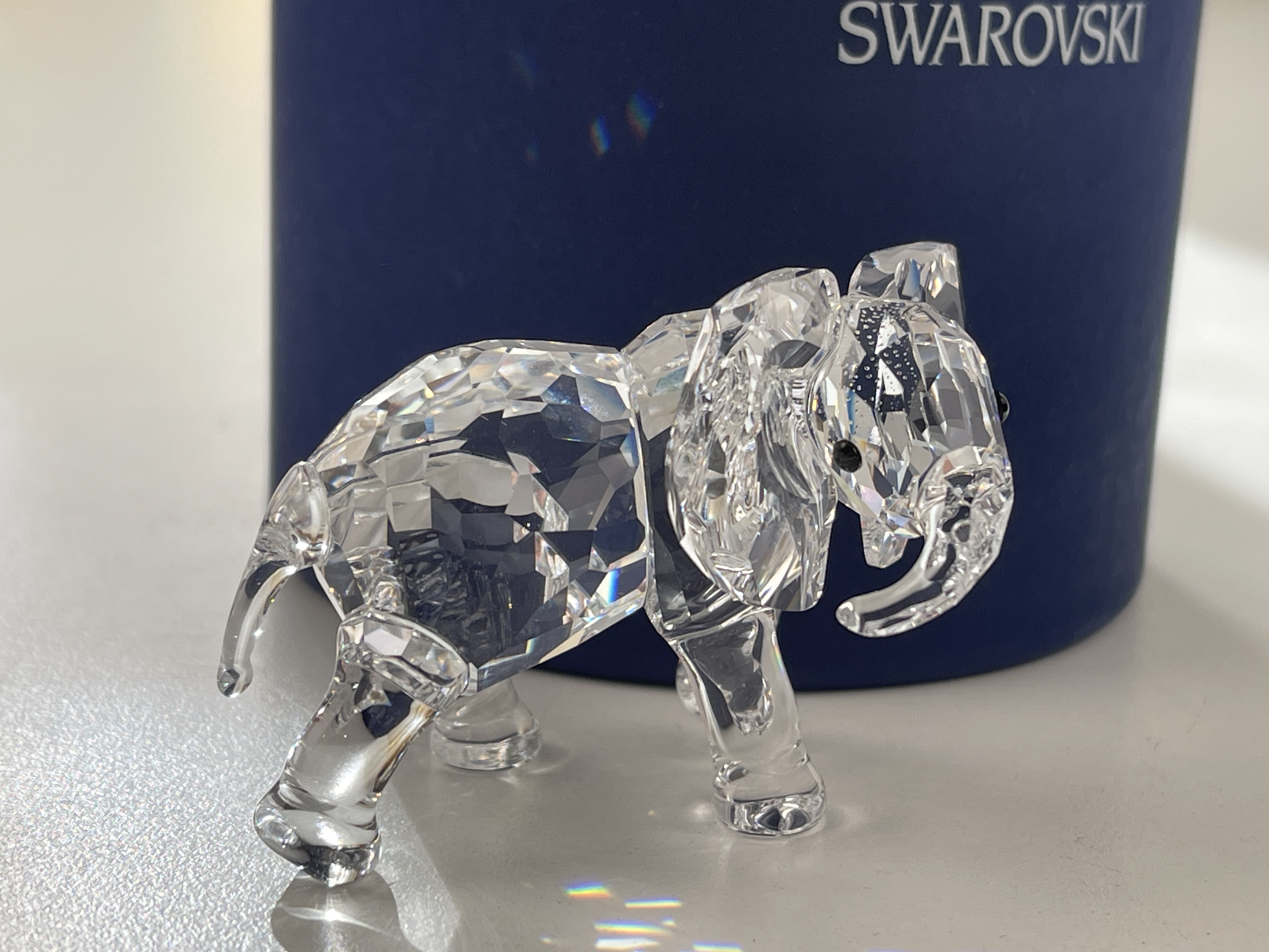 Swarovski Figur 674587 Elefant Baby Jungtier 6 cm Ovp Zertifikat Top Zustand  