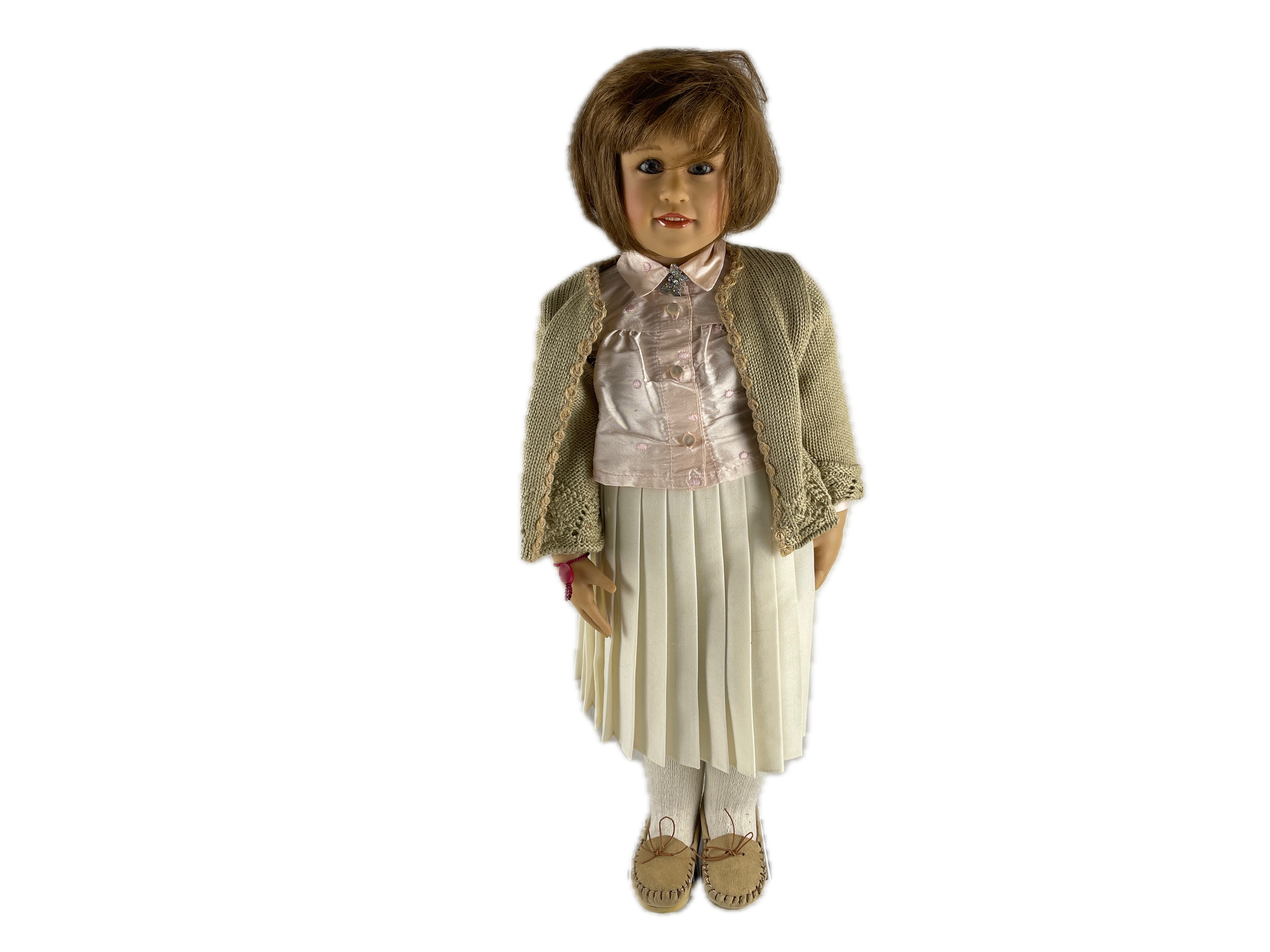 Sissel Skille Künstlerpuppe Vinyl Puppe 60 cm. Top Zustand  