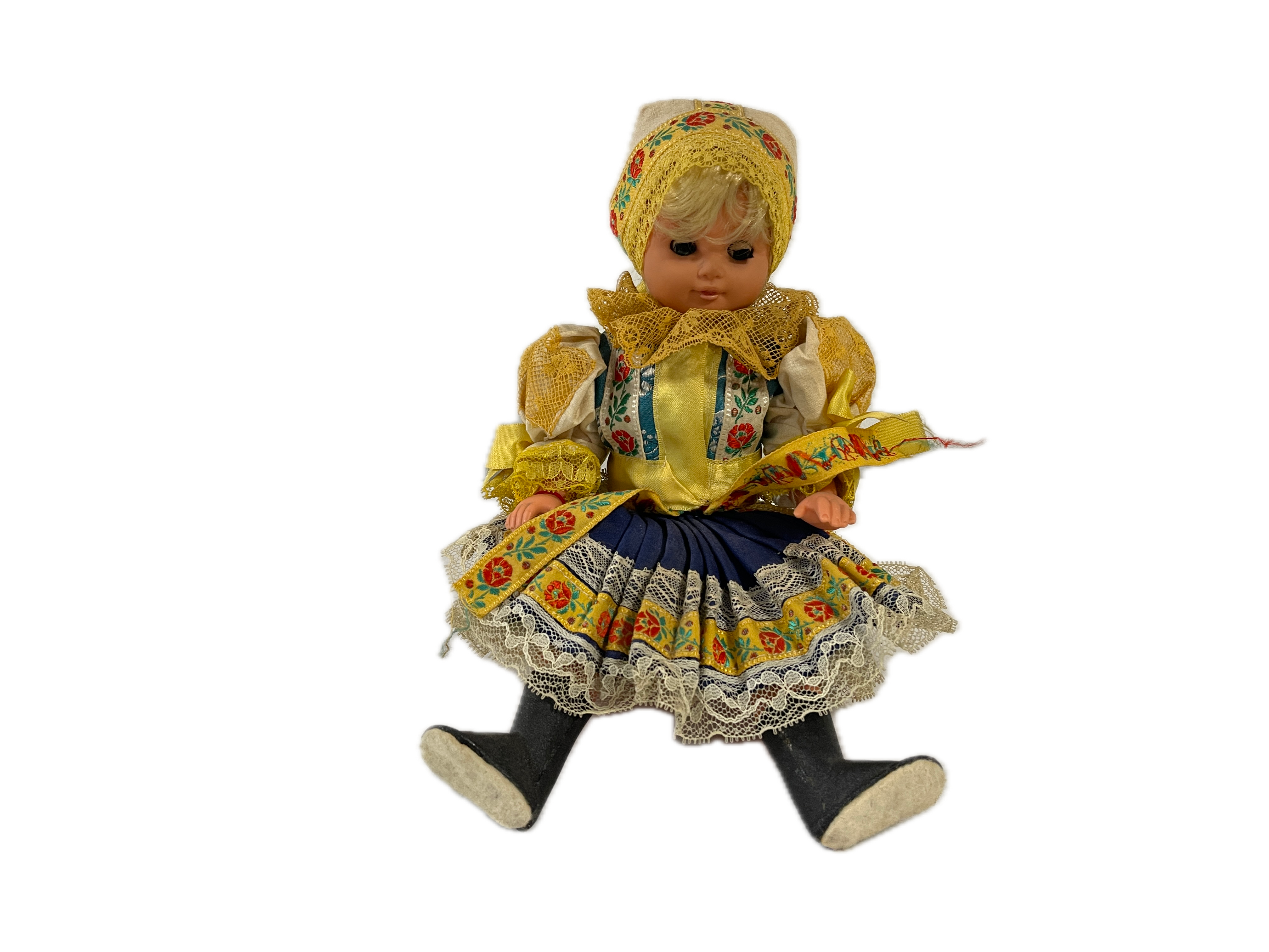 Vinyl Künstlerpuppe Puppe 26 cm. Raucherhaushalt Zustand siehe Fotos    