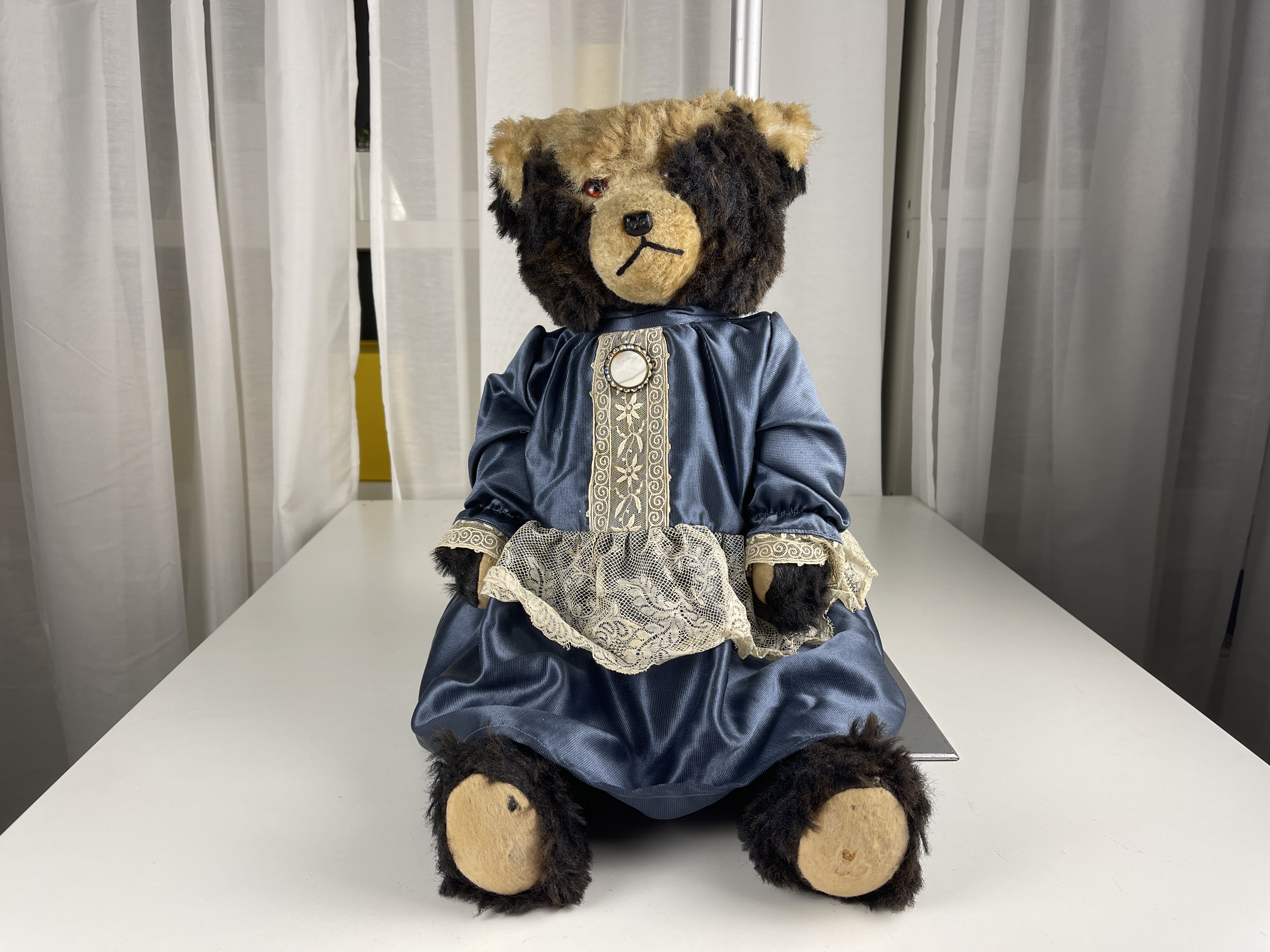 Alter Sammler Teddy Bär Künstlerbär 60 cm Zustand Siehe Fotos    