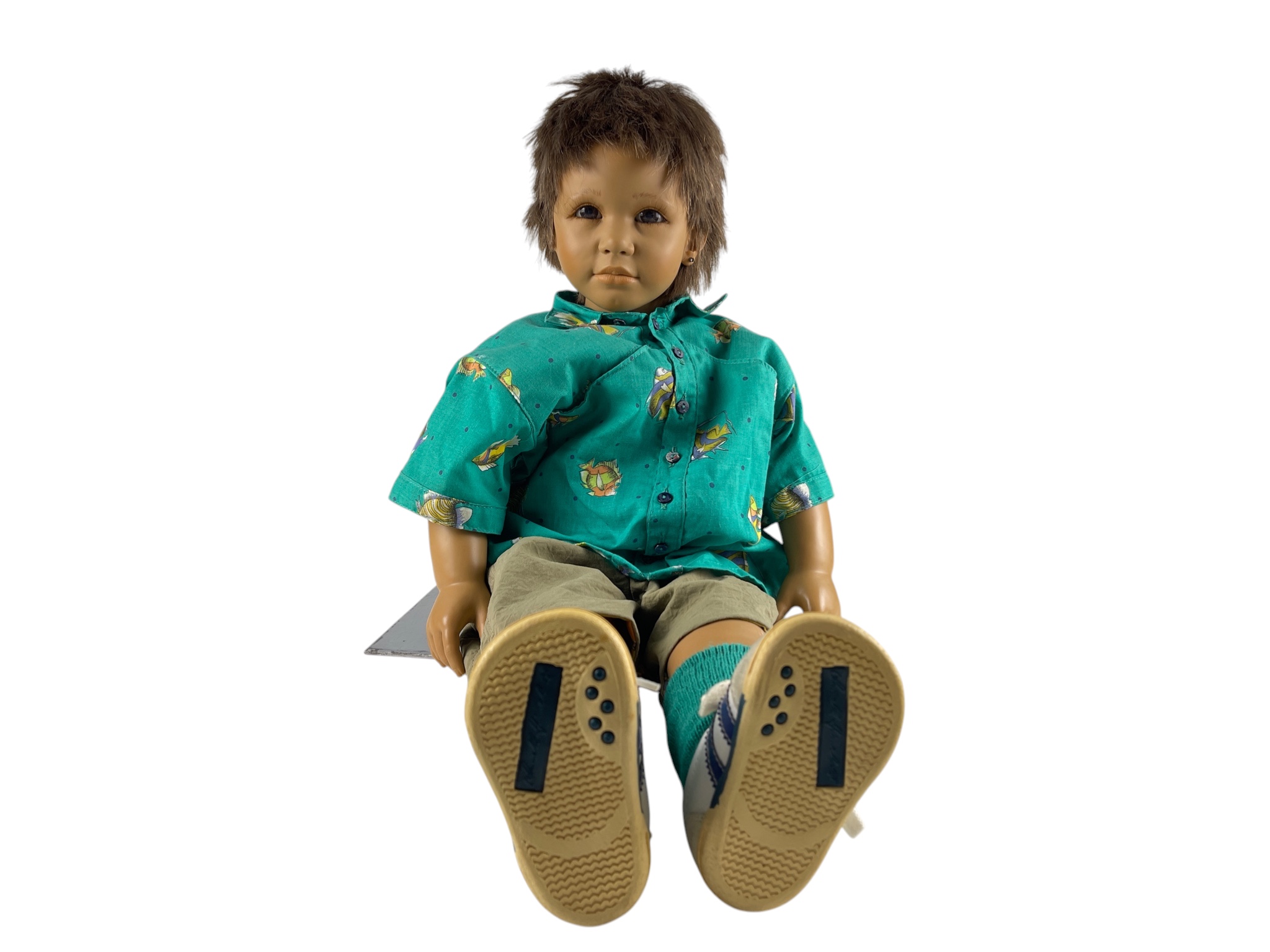 Annette Himstedt Vinyl Puppe Kai 65 cm. Top Zustand 