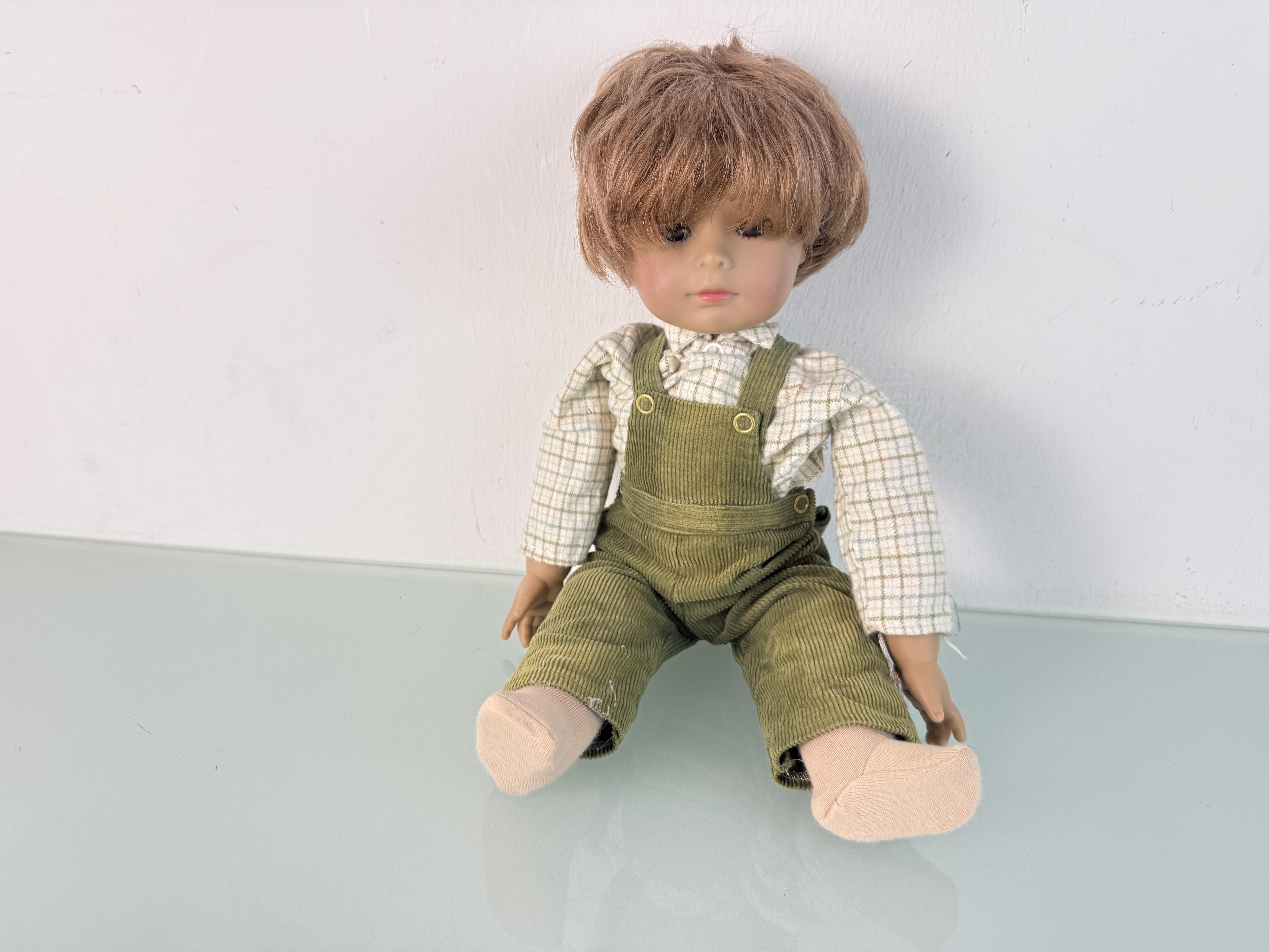 Alte Sammler Puppe Wernicke Vinyl 43 cm Zustand Siehe Fotos.   