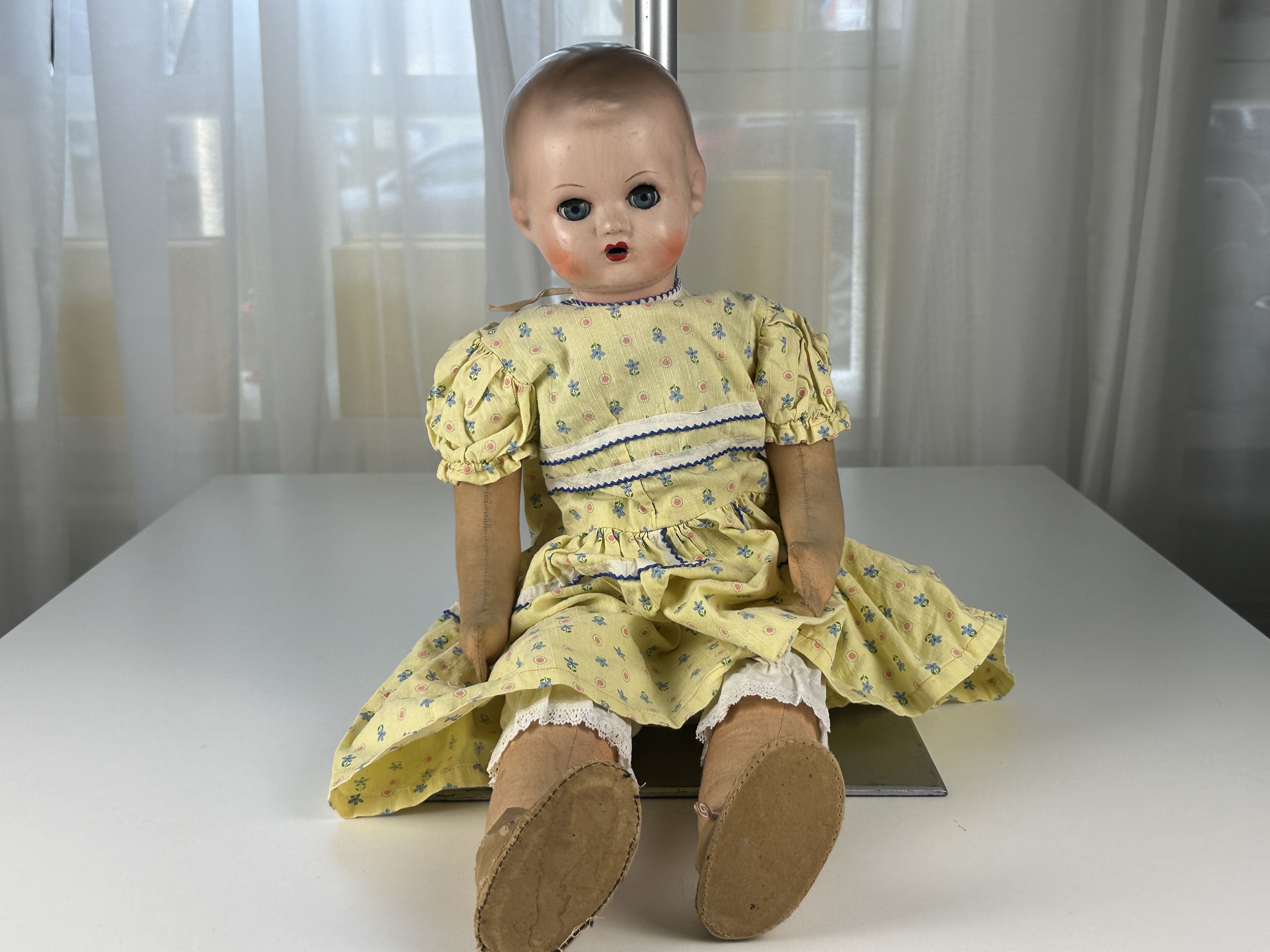 Künstlerpuppe Alte Sammler Puppe 52 cm Zustand Siehe Fotos