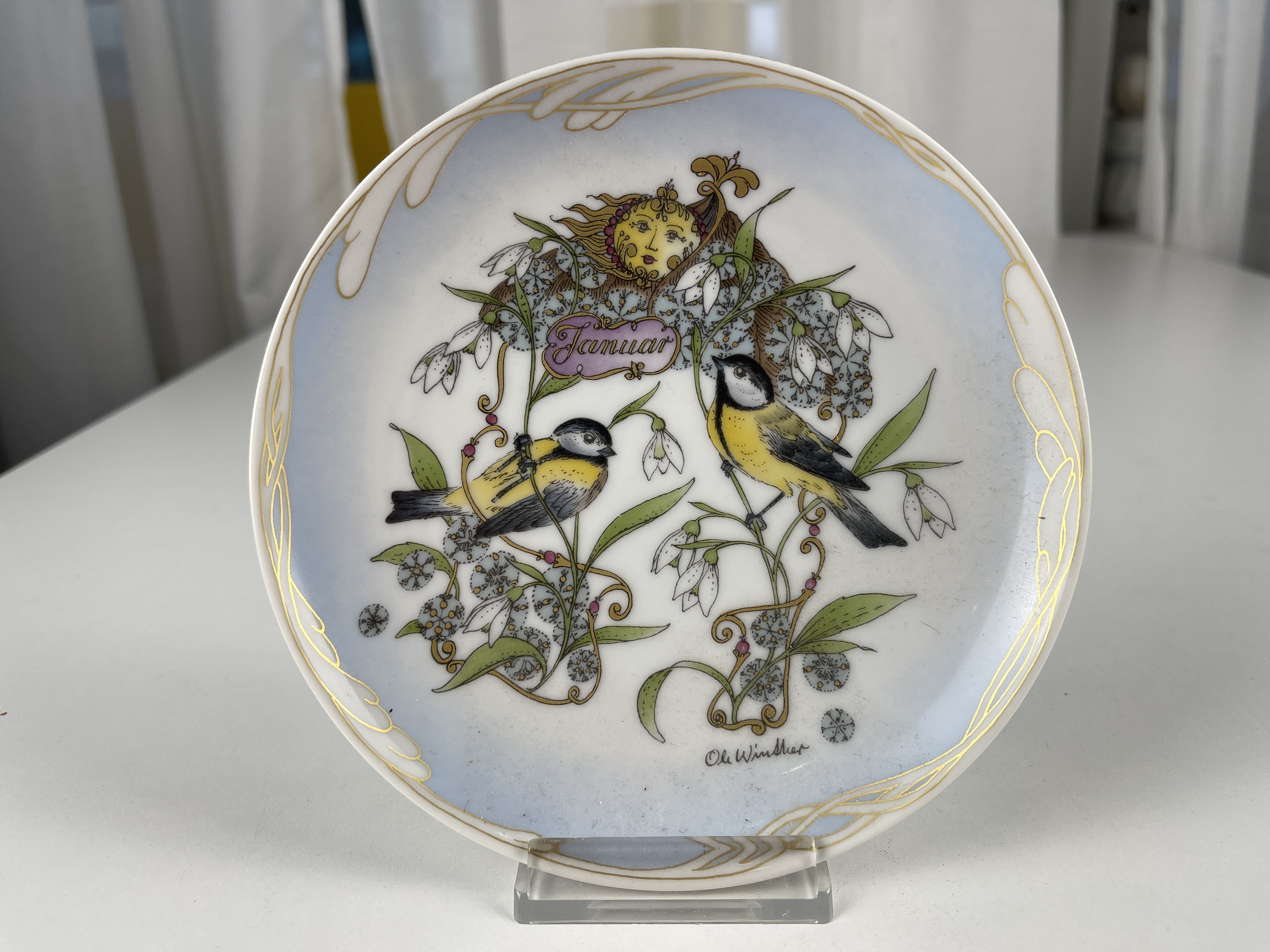 Hutschenreuther Porzellan Teller 16 cm Ø Guter Zustand 